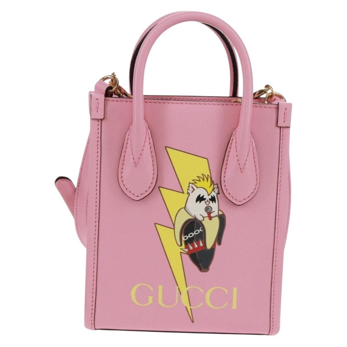 Gucci Gucci Vertical Tote Printed Leather Size ONE SIZE - 1 Thumbnail