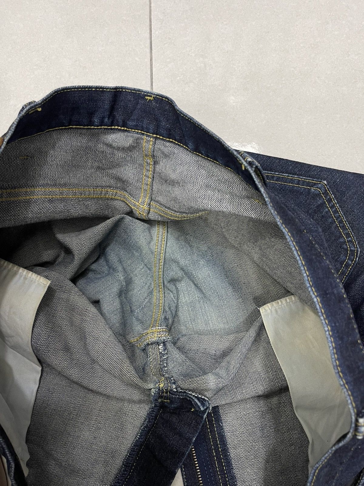 Lee Lee Riders Dark Wash Regular Fit Jeans - Distressed & Faded Size US 44 / EU 60 - 9 Thumbnail