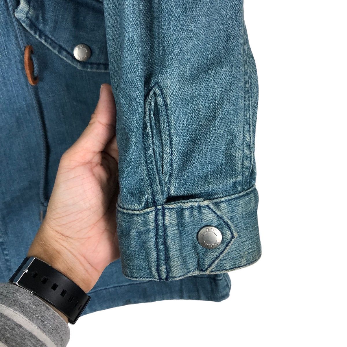 Hysteric Glamour 🔥Denim Bondage Biker Jacket Parachute X Girl Japan Size US S / EU 44-46 / 1 - 16 Thumbnail