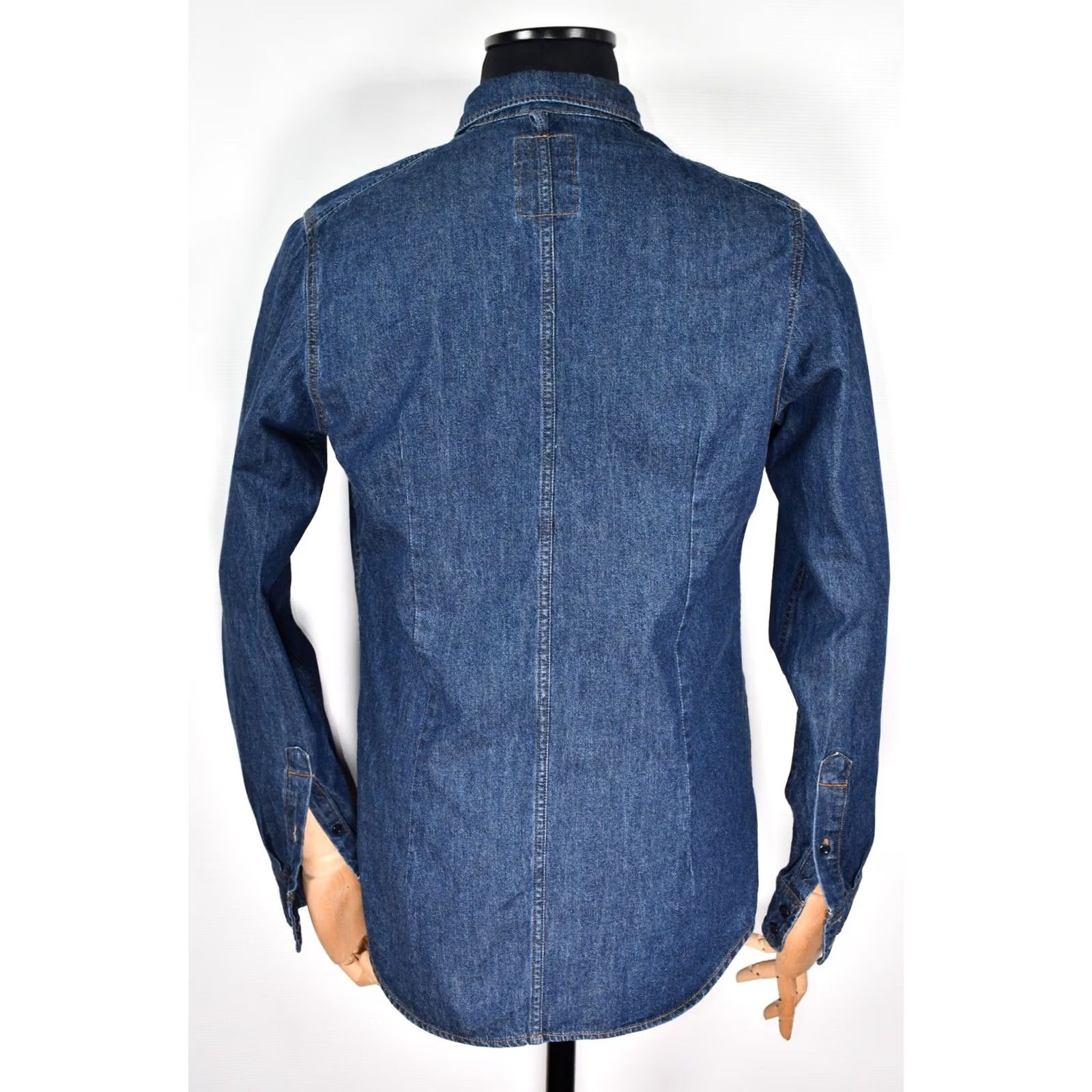 G-Star G-Star Coban Shirt Denim Button-Up Long Sleeve Collared 100% Cotton Blue L Mens Size US L / EU 52-54 / 3 - 3 Thumbnail