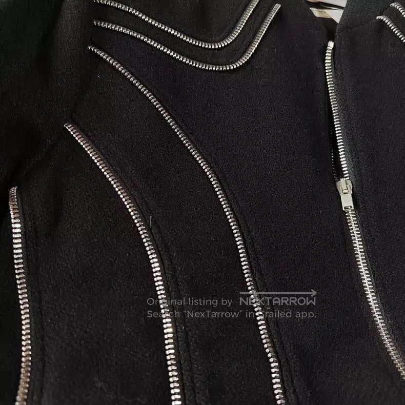 Saint Laurent Paris Saint Laurent Black Wool Blend Jacket. Size US L / EU 52-54 / 3 - 2 Thumbnail