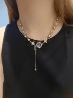Jewelry Crystal Chains Choker Necklaces Size ONE SIZE - 4 Thumbnail