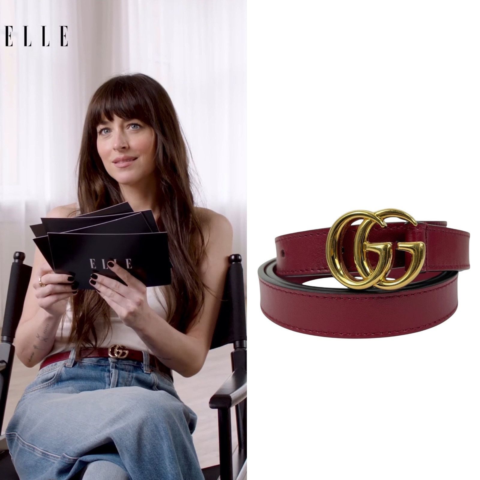 Gucci Gucci Gucci Blondie Rosso Ancora Leather Belt | Grailed