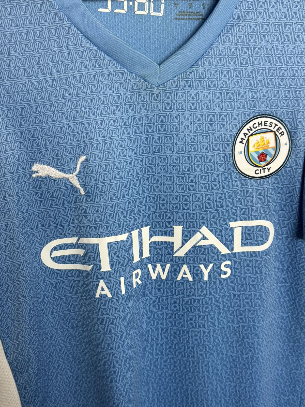 Puma Manchester City 21/22 Home Football Jersey Size US S / EU 44-46 / 1 - 3 Thumbnail