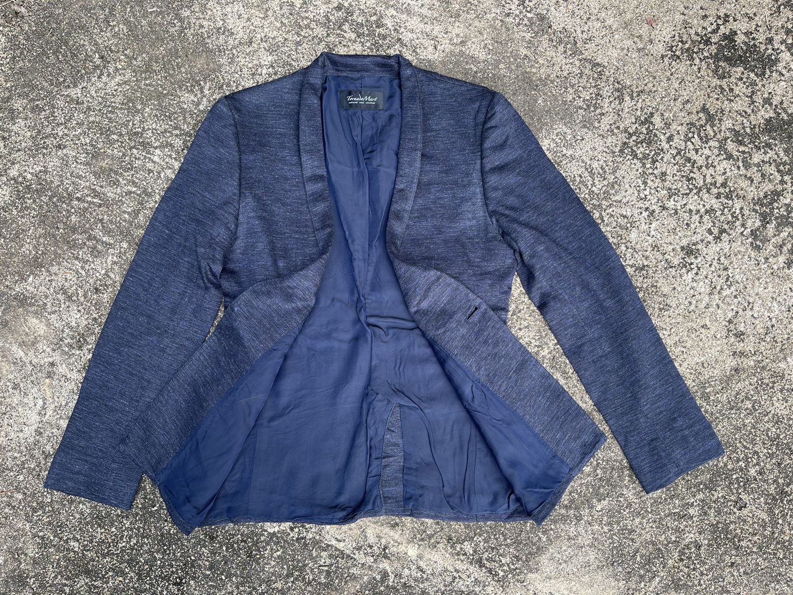 Tornado Mart Tornado Mart Textured Knit Blazer 4 Japan Slim Fit Size US M / EU 48-50 / 2 - 13 Thumbnail