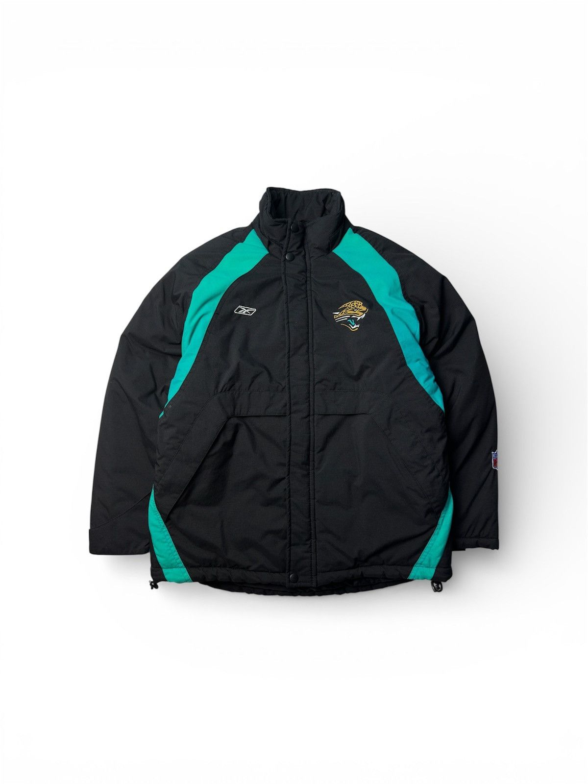 Reebok Vintage Reebok NFL Jacksonville Jaguars Puffer Jacket Size US L / EU 52-54 / 3 - 1 Thumbnail