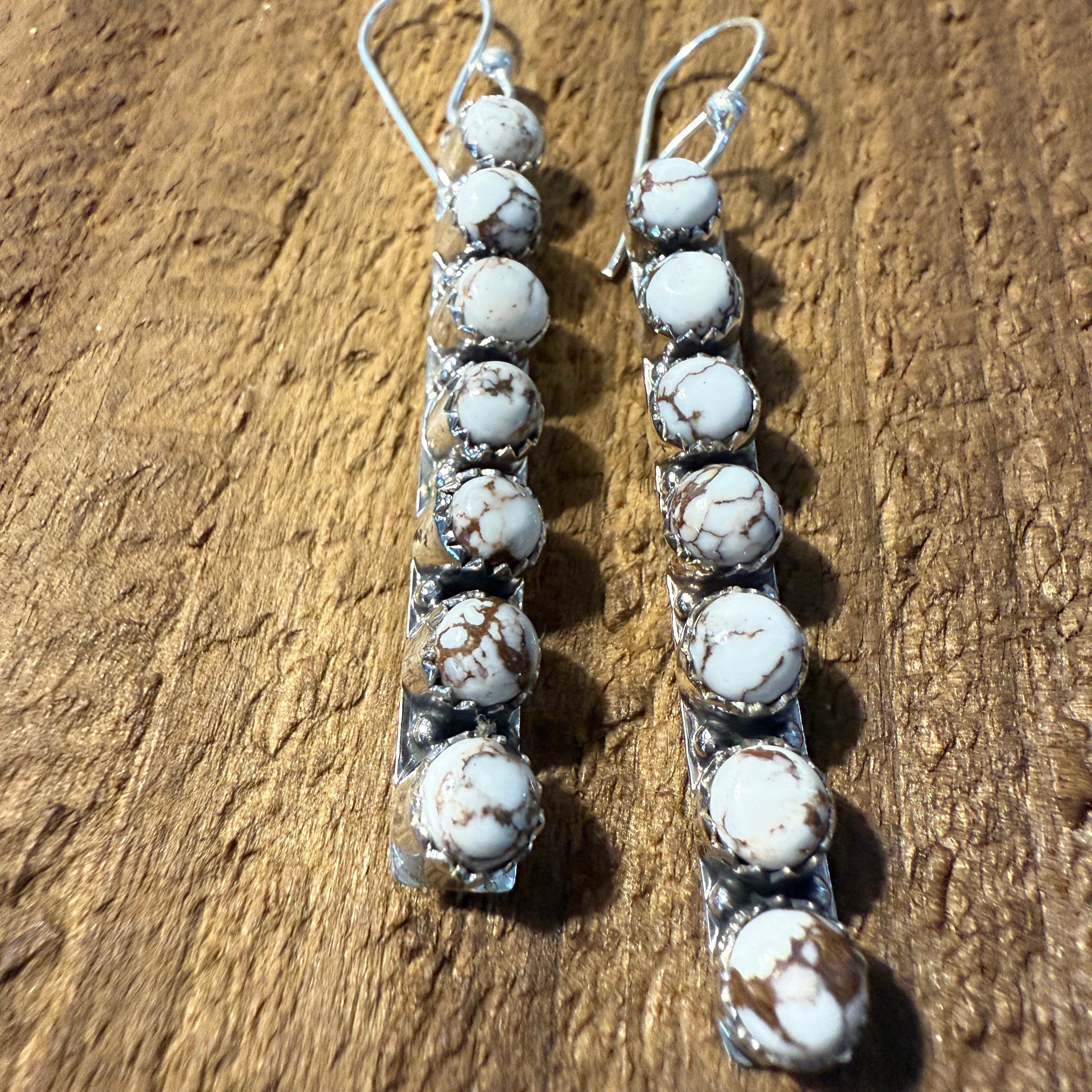 Other Wild Horse Jasper Dahlia Earrings 925 Sterling Silver Size ONE SIZE - 1 Thumbnail