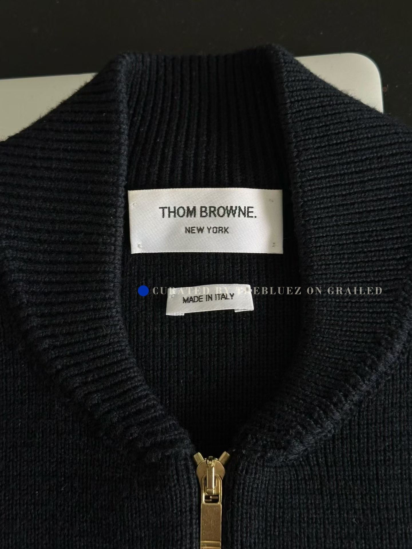 Thom Browne Thom Browne Colorblock Knitted Wool Baseball Jacket Size US XL / EU 56 / 4 - 3 Thumbnail