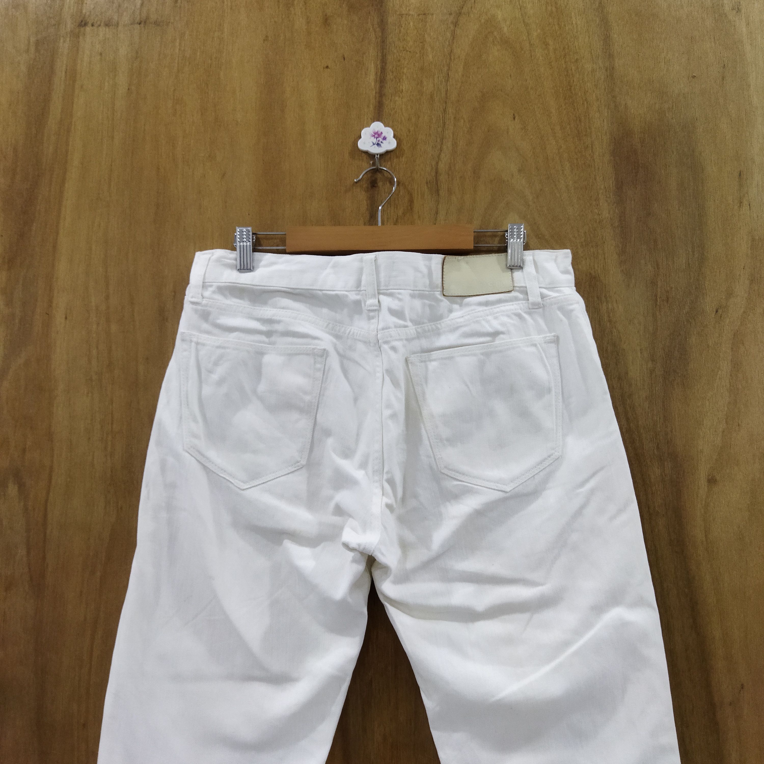 Japanese Brand × Uniqlo UNIQLO FADED WHITE YELLOW JEANS PANTS Size US 32 / EU 48 - 8 Thumbnail