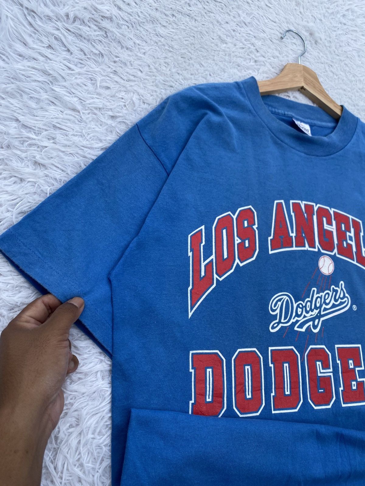 MLB Rare Vintage 1994 Los Angeles Dodgers MLB Tshirt Size US L / EU 52-54 / 3 - 14 Thumbnail