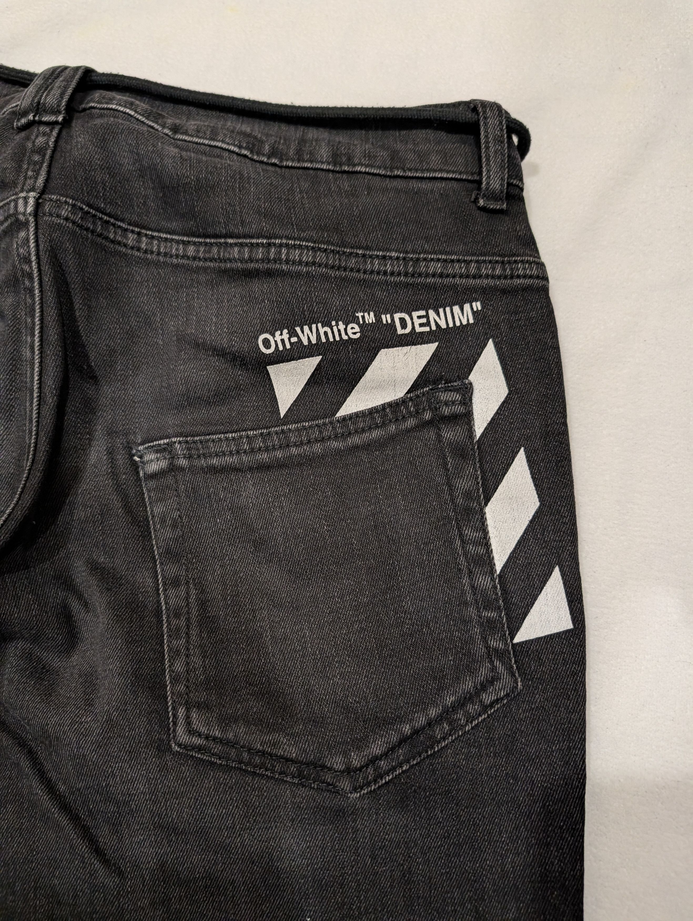 Off-White Off-White Skinny Black denim 2019 Size US 30 / EU 46 - 5 Thumbnail