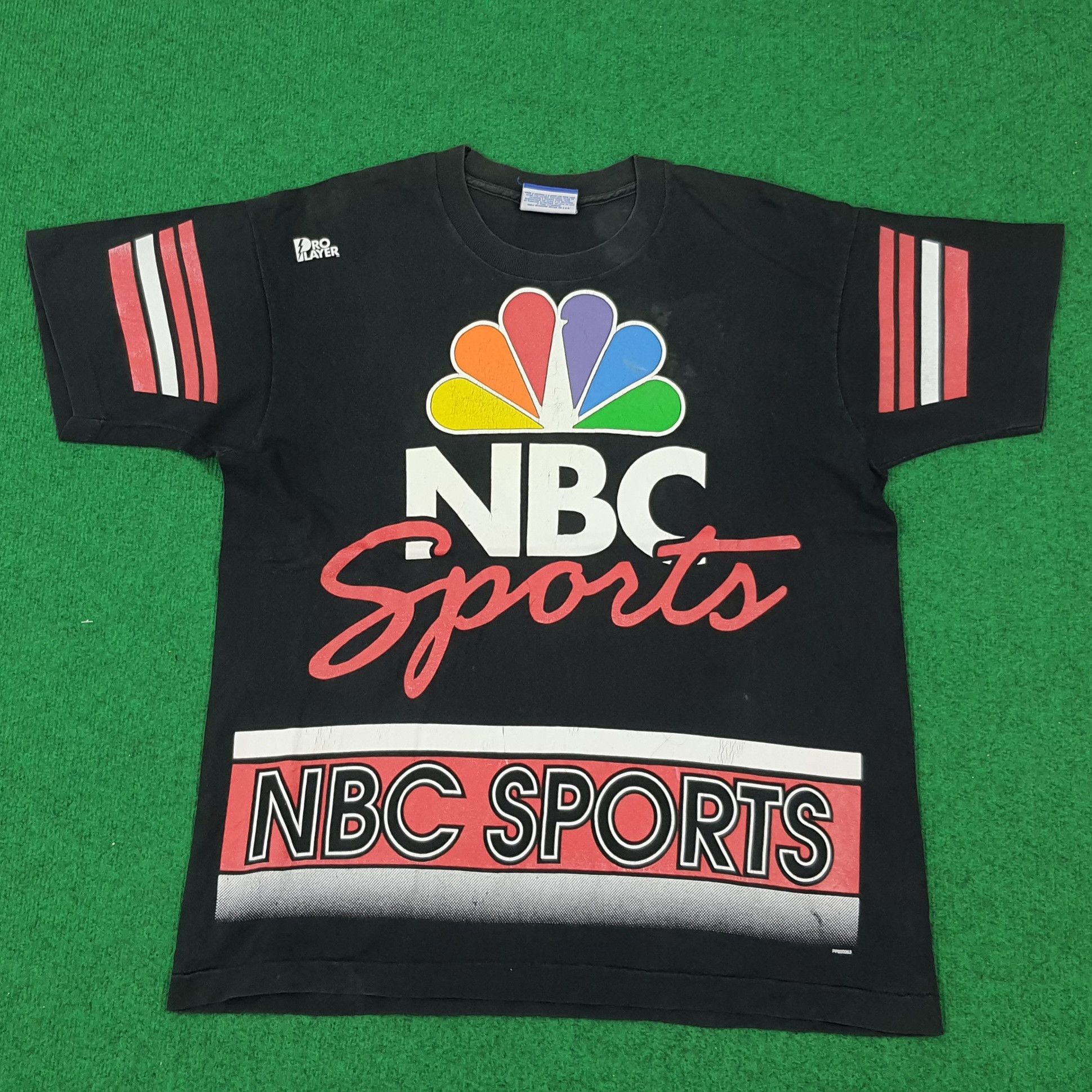 Pro Player Vintage 90s NBC Sports Channel Broadcast Pro Player Tshirt Size US XL / EU 56 / 4 - 3 Thumbnail