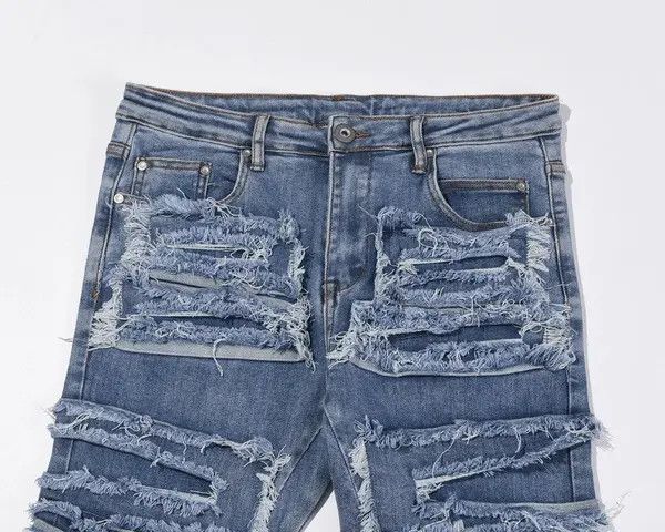 Vintage Fukuoka x eko ripped fade flare damaged jeans Size US 30 / EU 46 - 3 Thumbnail