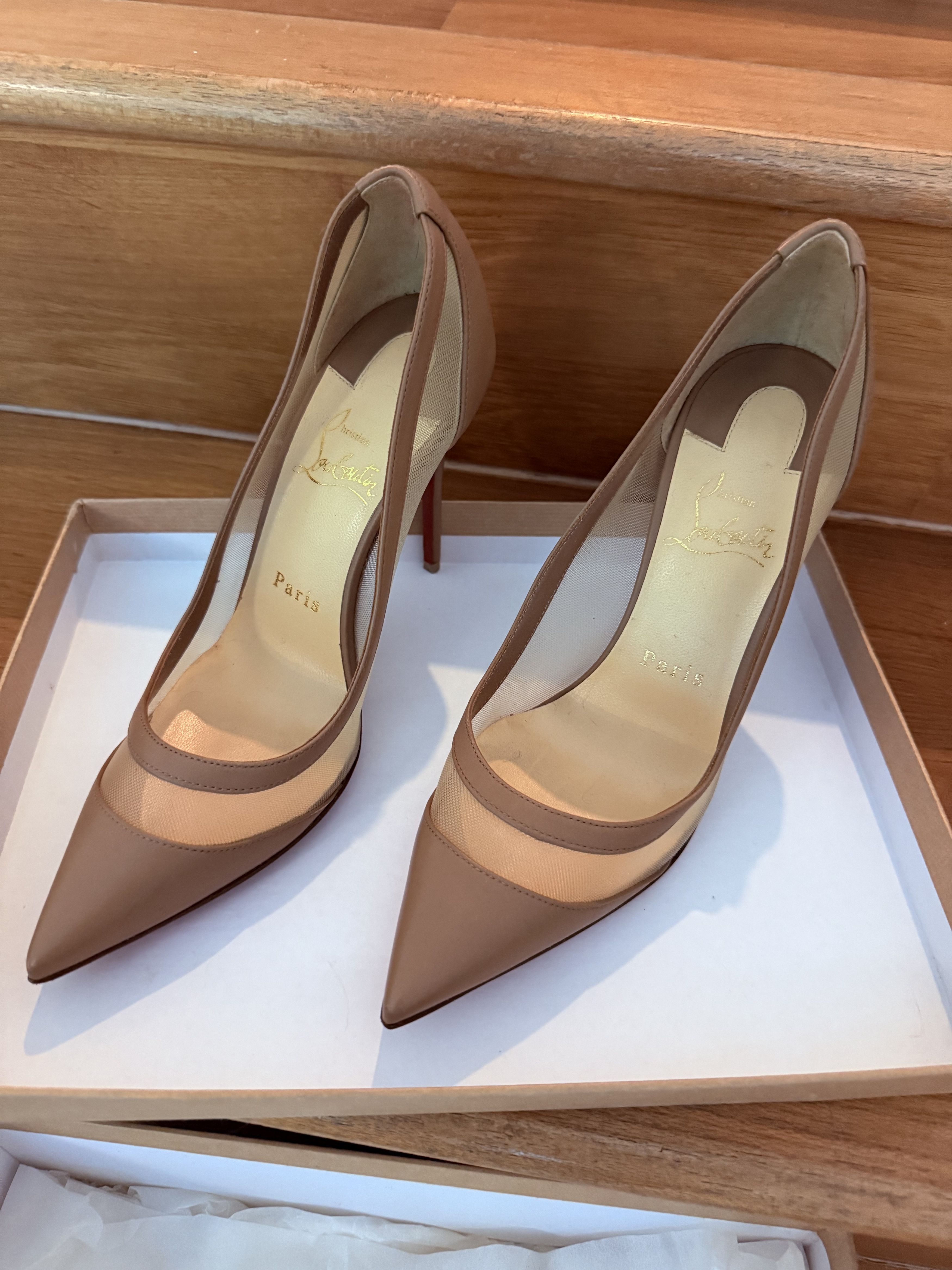 Christian Louboutin Galativi 100 Size US 7 / IT 37 - 1 Thumbnail