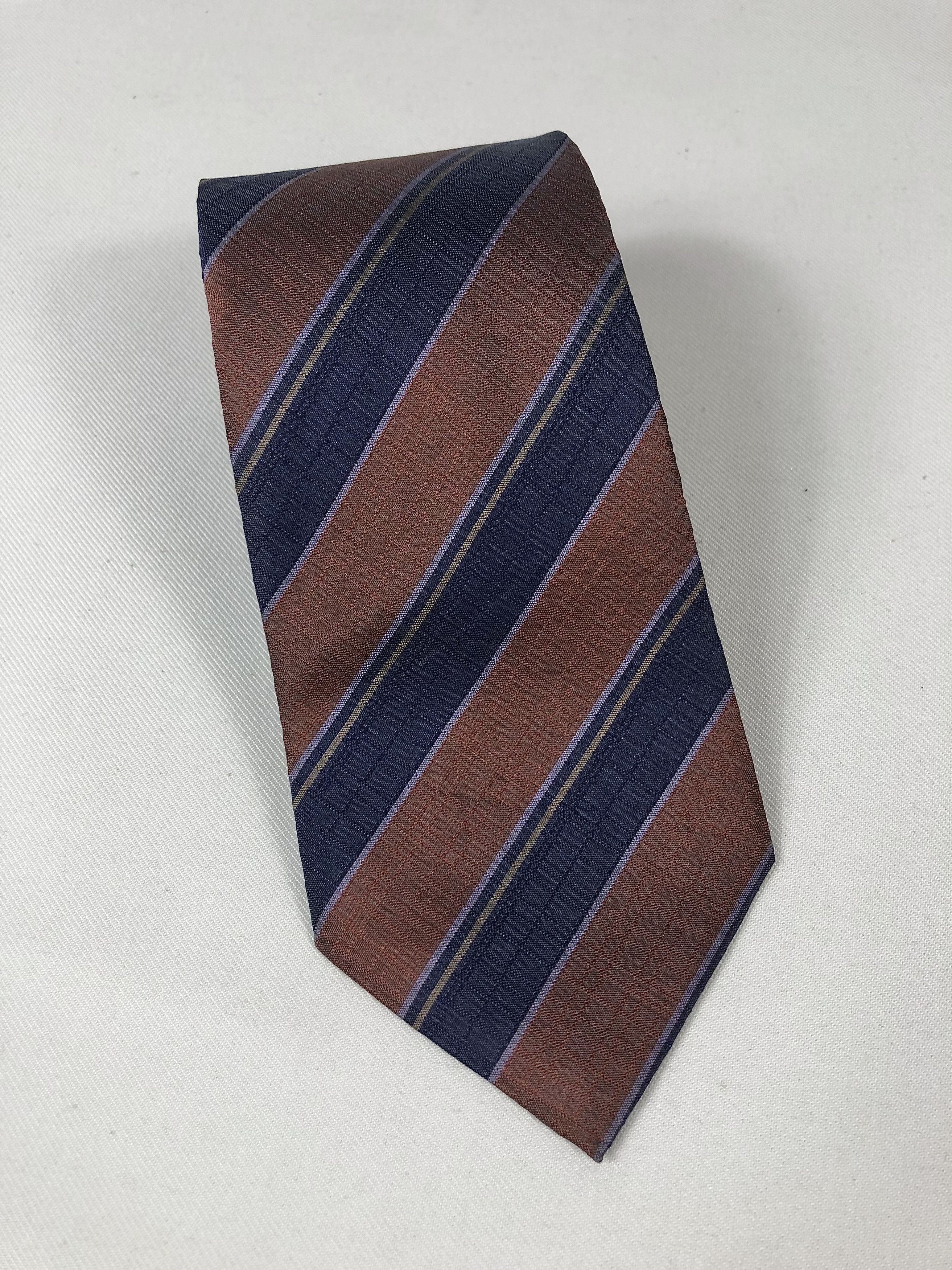 Hysteric Glamour Very Rare Vintage Hysteric Glamour Japan Stripes Silk Tie Size ONE SIZE - 1 Thumbnail