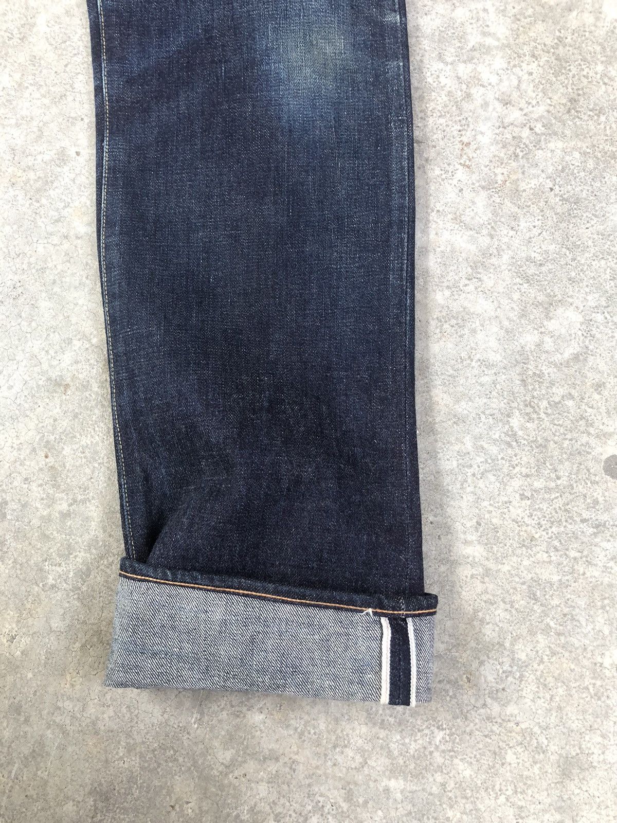 TOYS McCOY Toys Maccoy x Take Five Selvedge Denim Distressed Jeans Size US 31 - 14 Thumbnail