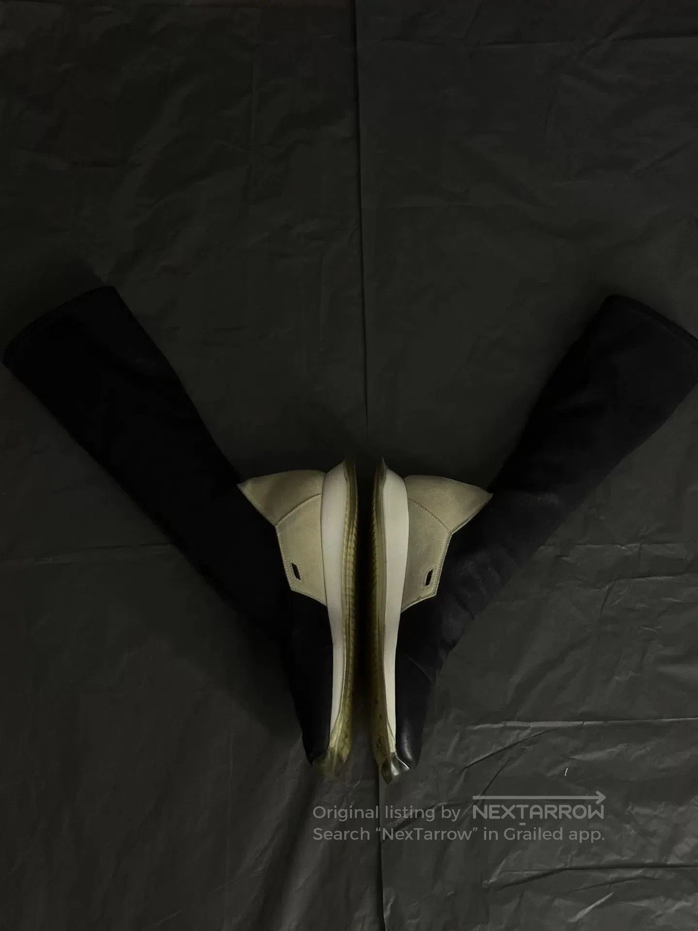 Rick Owens Rick Owens Suede Panel Tank Socks Boots. Size US 7 / EU 40 - 3 Thumbnail