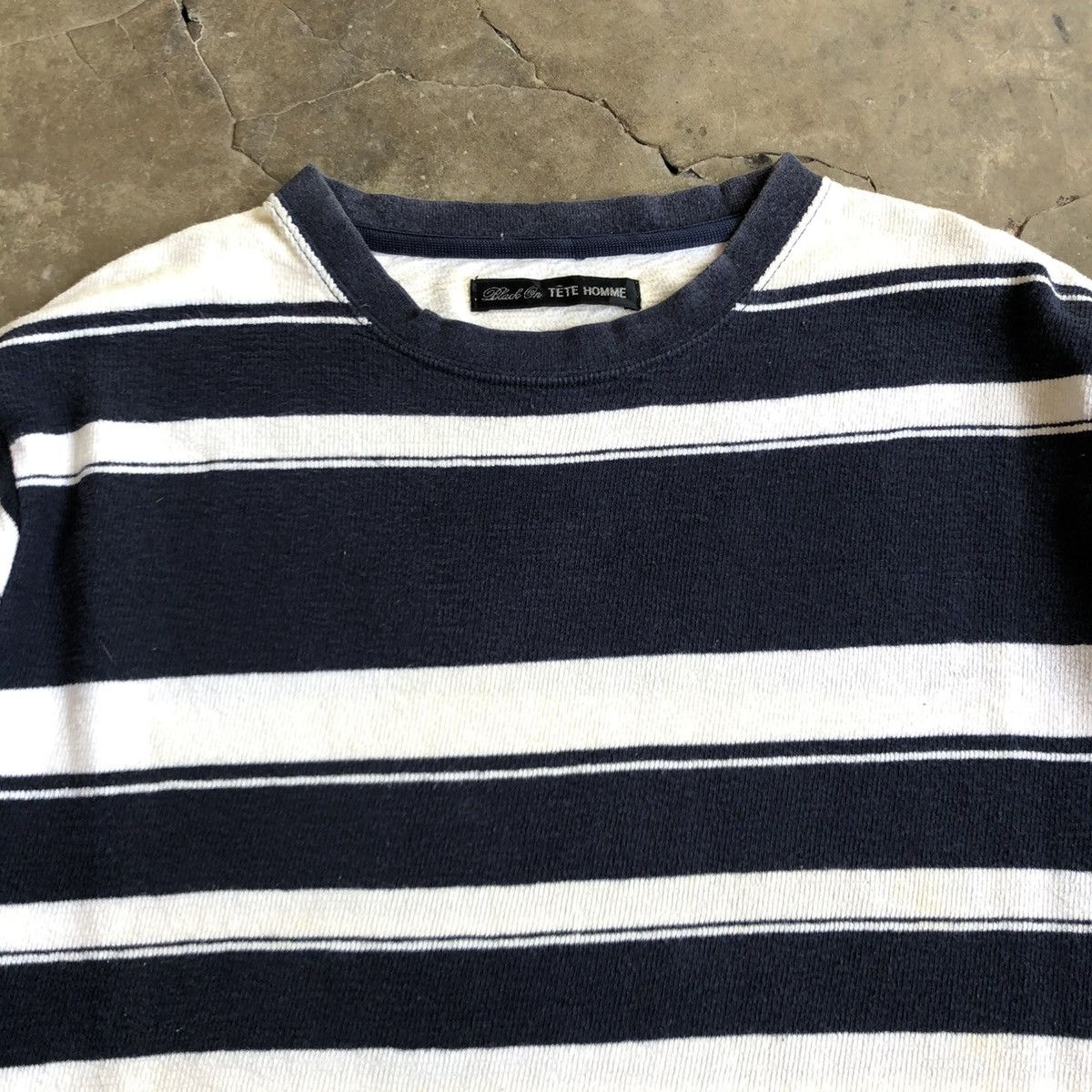 Issey Miyake Vintage Tete Homme by Issey Miyake Stripe Longslevee Size US L / EU 52-54 / 3 - 5 Thumbnail