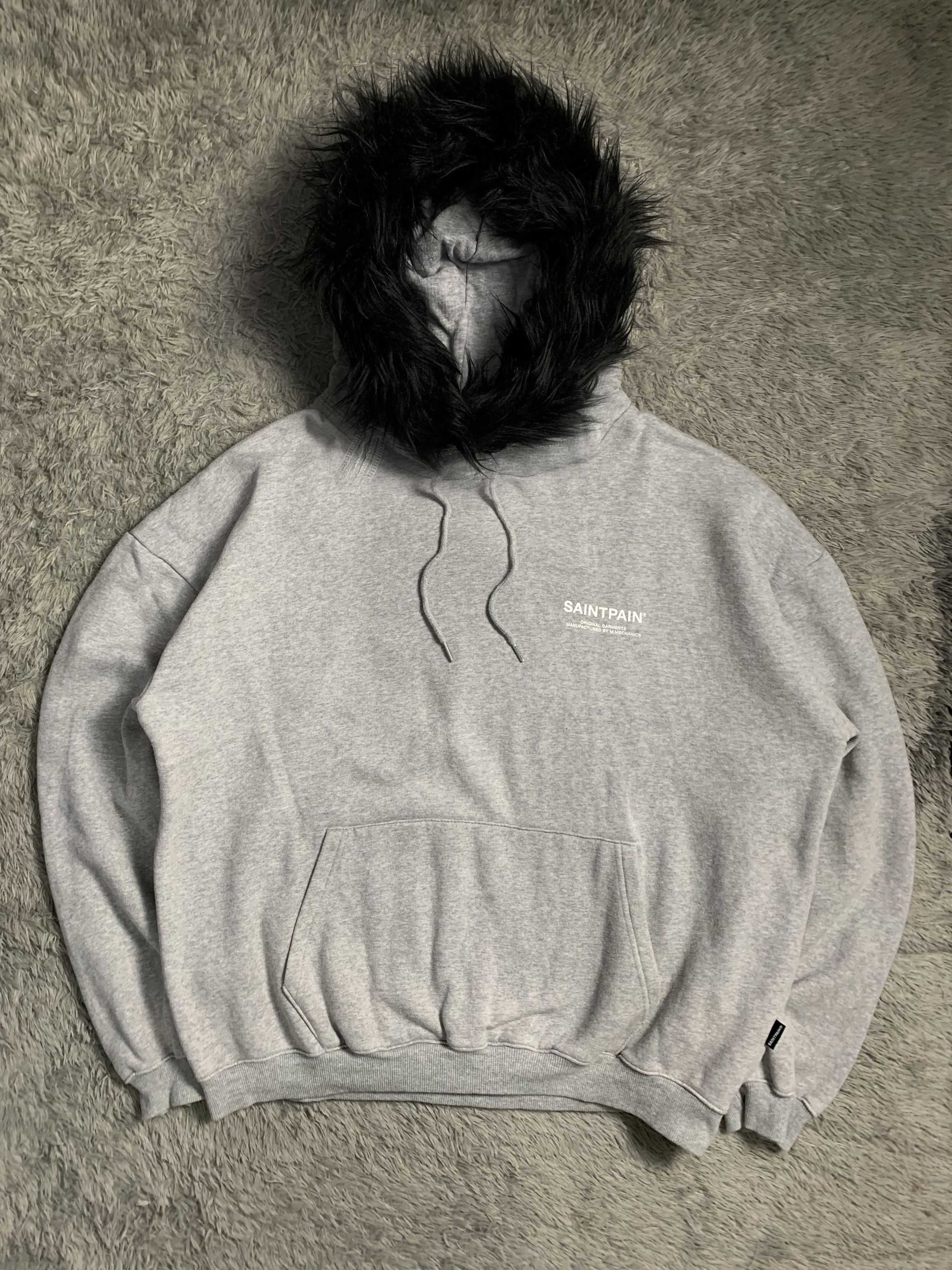 Saint Paint Hoodie Off White Essentials Style