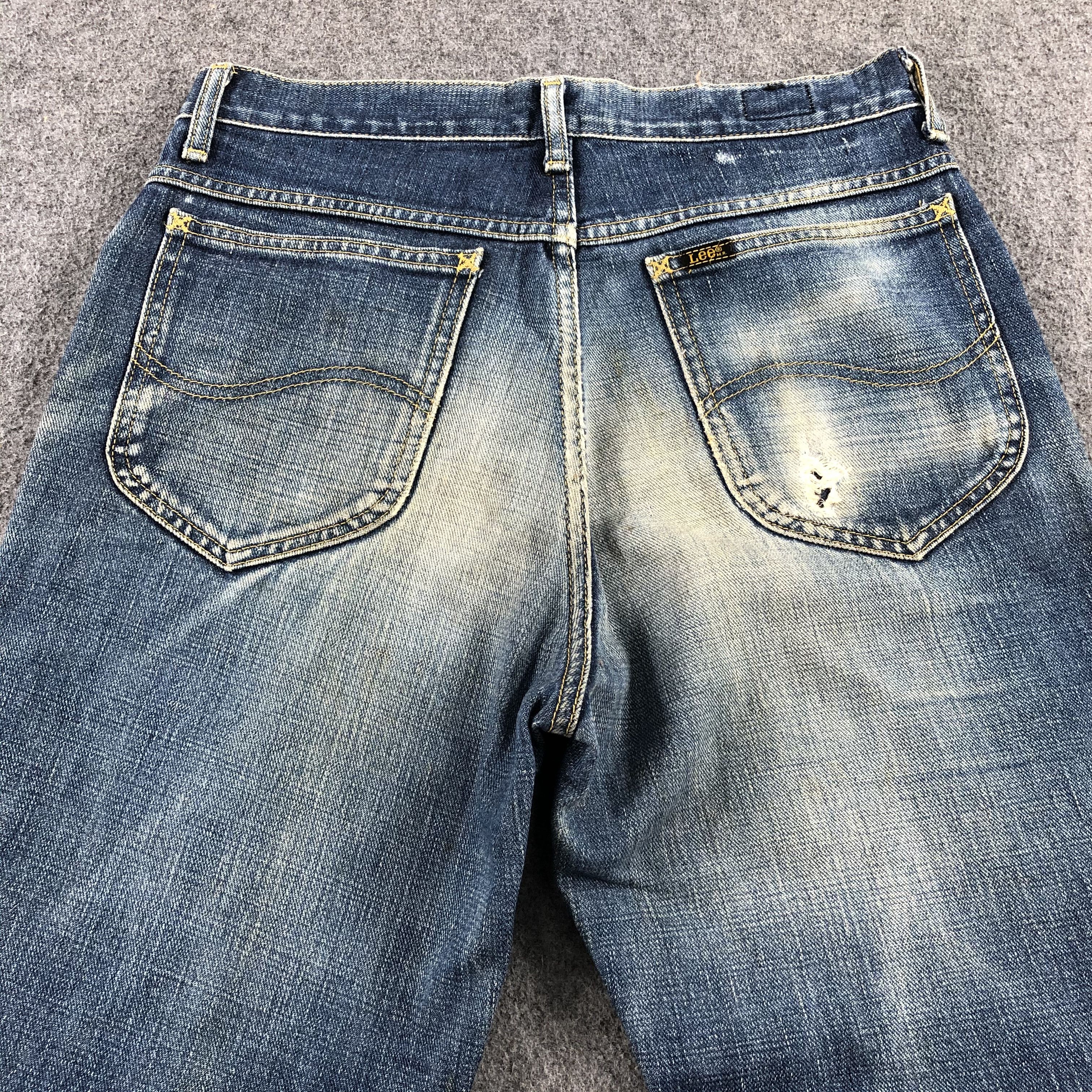 Lee Vintage Blue Wash Lee Jeans-J1846 Size US 30 / EU 46 - 4 Thumbnail