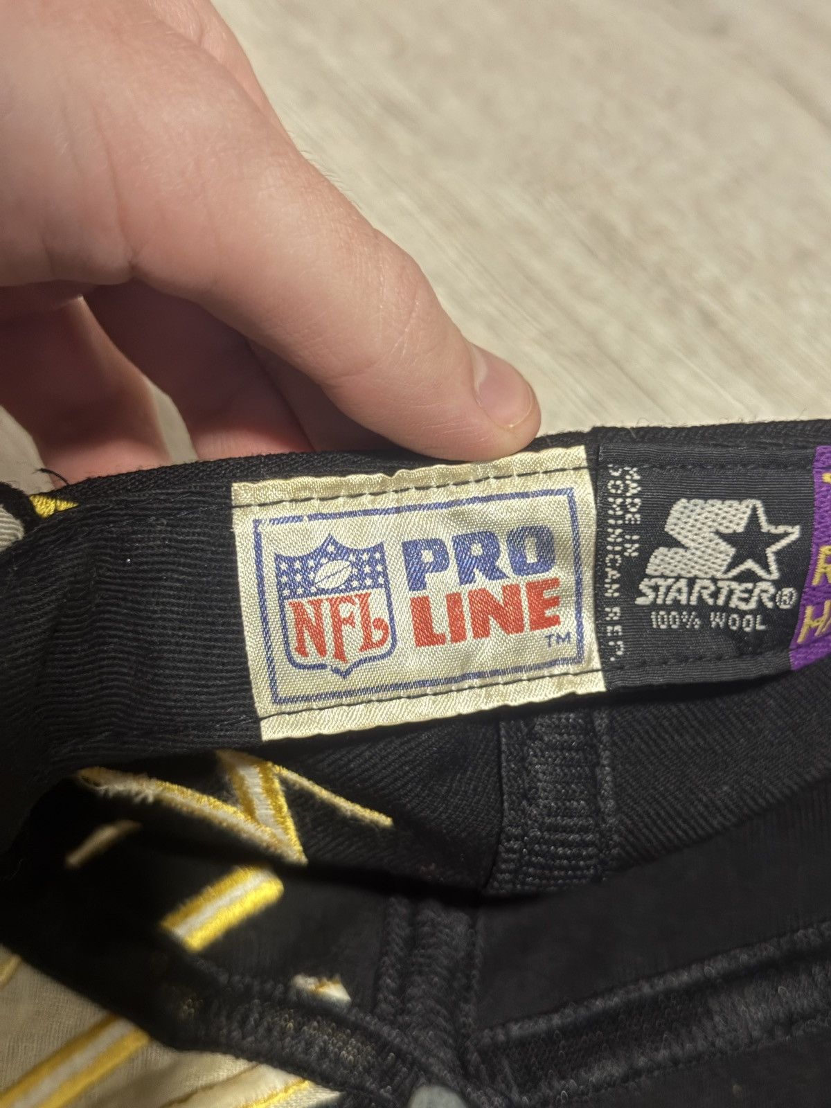 Starter Vintage 90s Pittsburgh Steelers NFL Pro Line Starter Size ONE SIZE - 4 Thumbnail