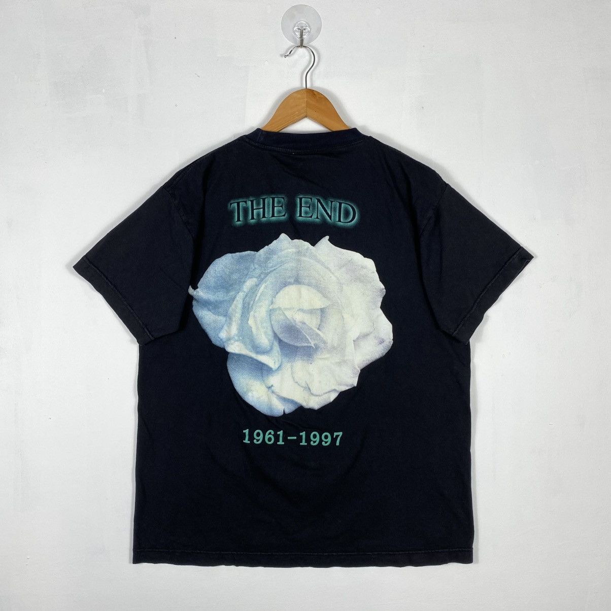 Vintage Vintage 90's PRINCESS DIANA The End 1961-1997 Graphic Tee Size US L / EU 52-54 / 3 - 7 Thumbnail