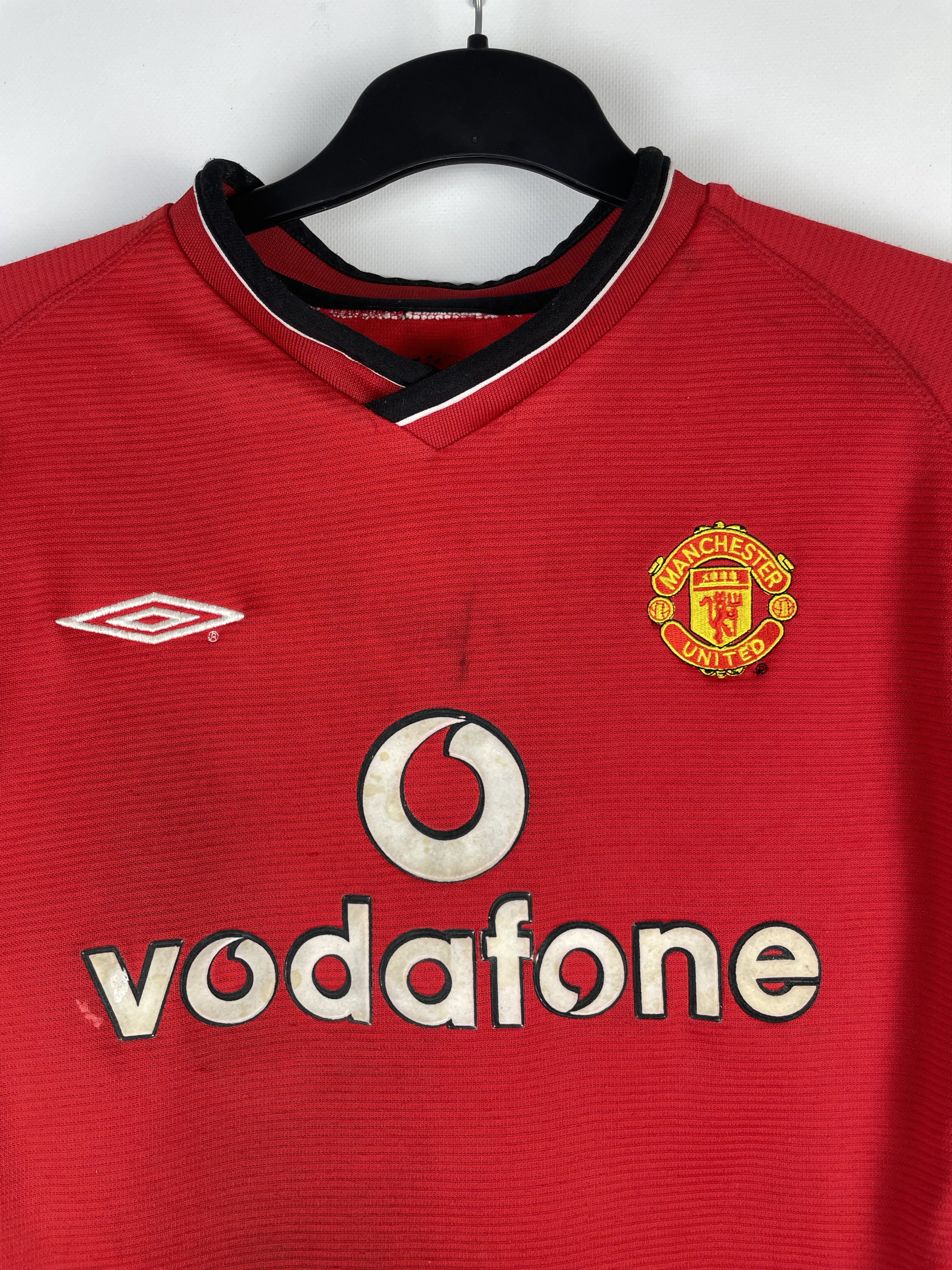 Umbro Umbro Manchester United 2000/2001 Home Kit Soccer Jersey Size US L / EU 52-54 / 3 - 4 Thumbnail