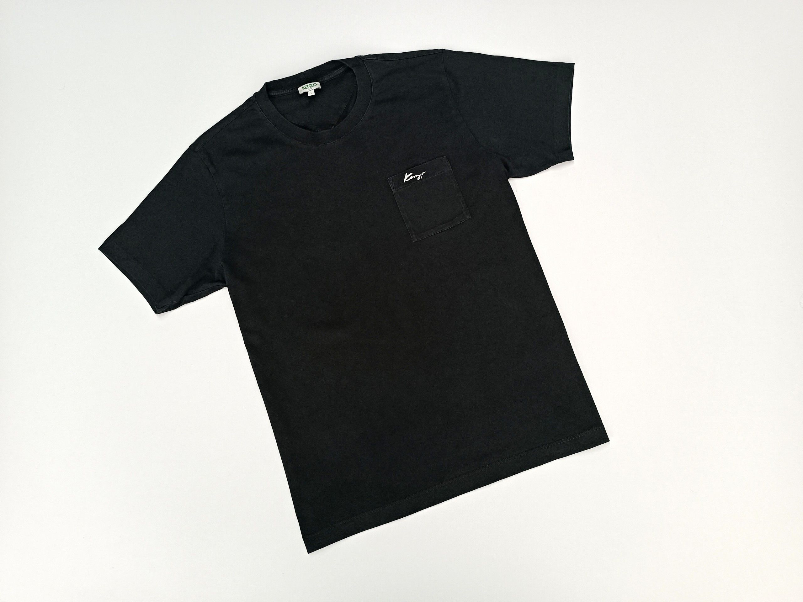 Kenzo Kenzo Paris Logo Black T Shirt size L Size US L / EU 52-54 / 3 - 1 Thumbnail