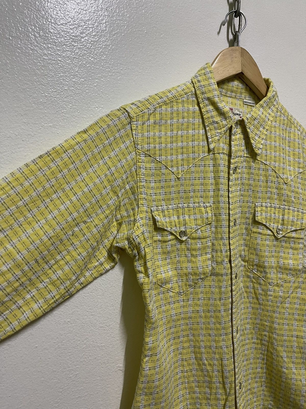 Levi's × Levi's Vintage Clothing Levis For Women Western Shirt Snap Button Size M / US 6-8 / IT 42-44 - 2 Thumbnail