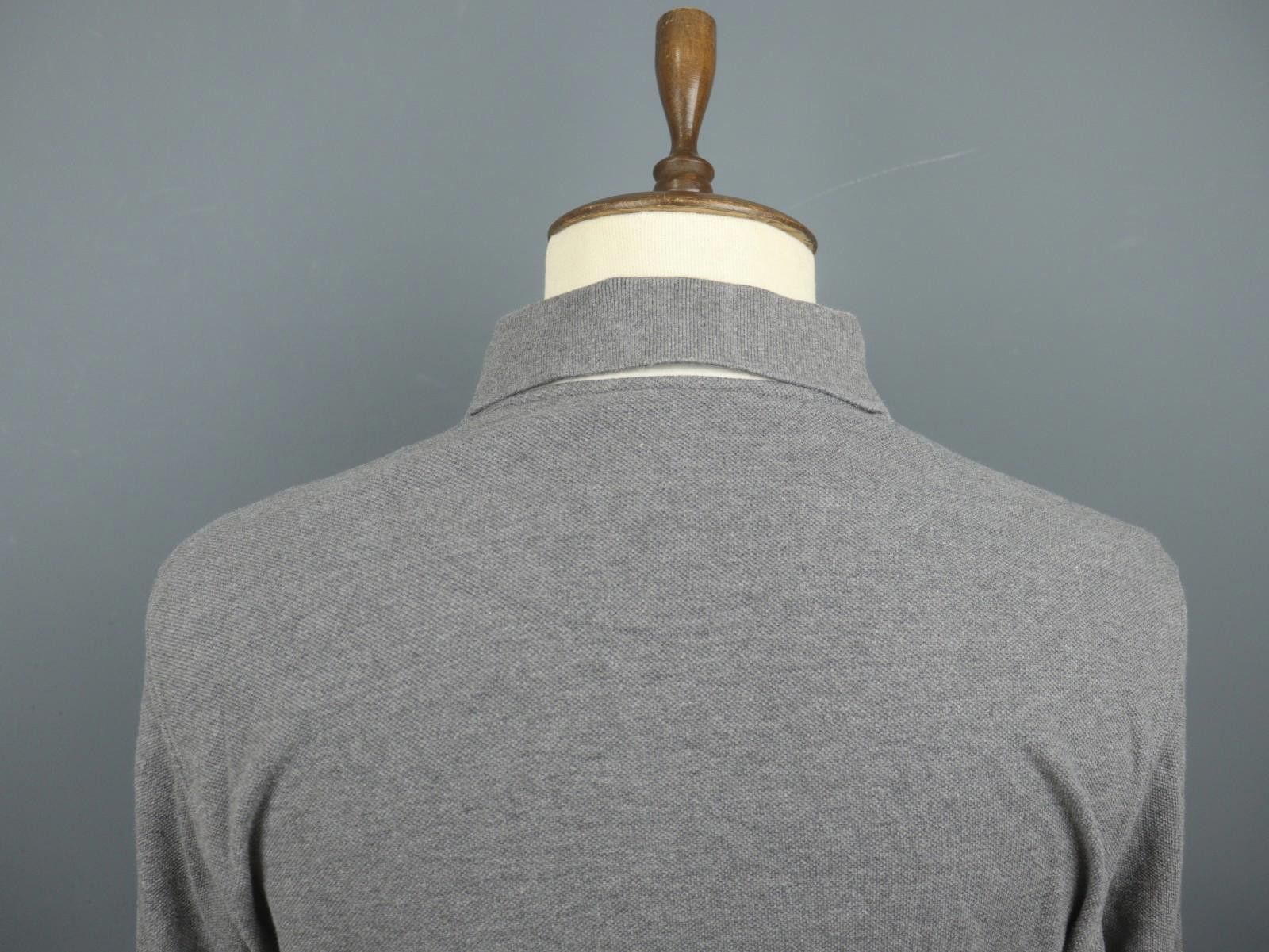 La Martina LA MARTINA Gray Cotton Collared Popover Polo Shirt Size L Size US L / EU 52-54 / 3 - 10 Thumbnail