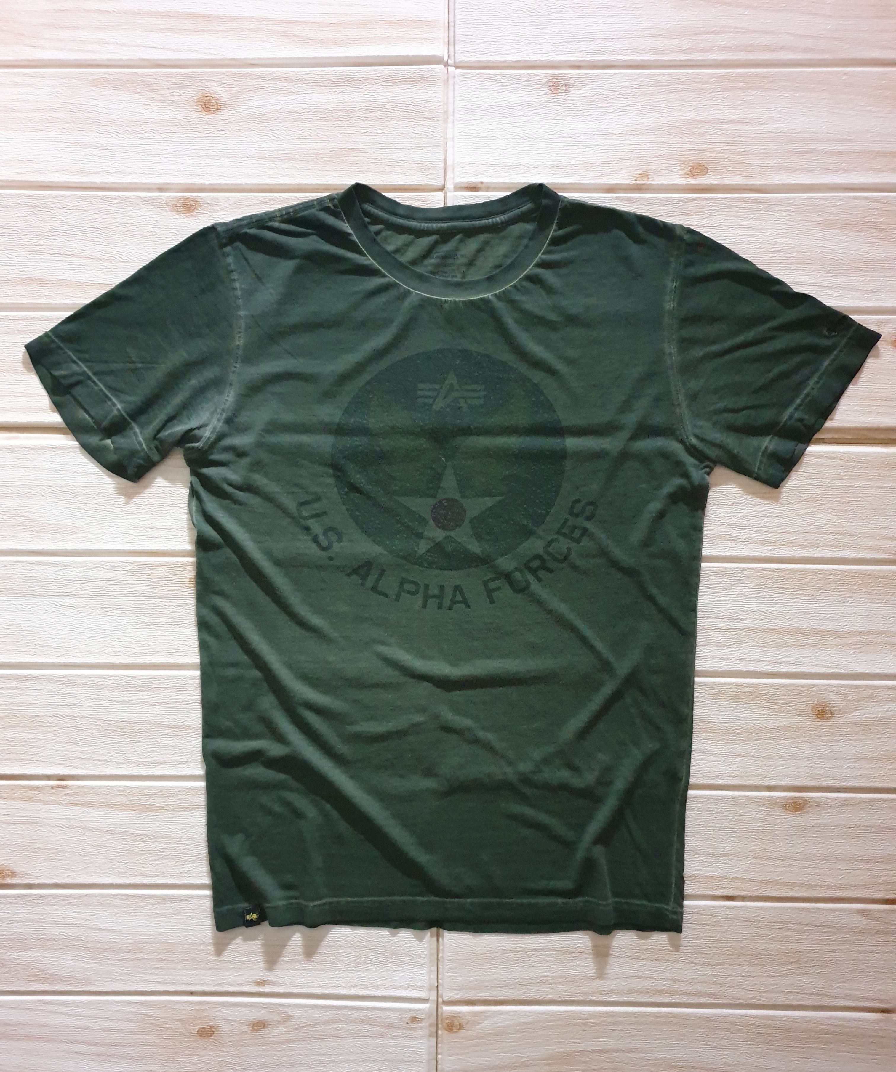 Alpha Industries Alpha industries Green military shirt Size US M / EU 48-50 / 2 - 1 Thumbnail