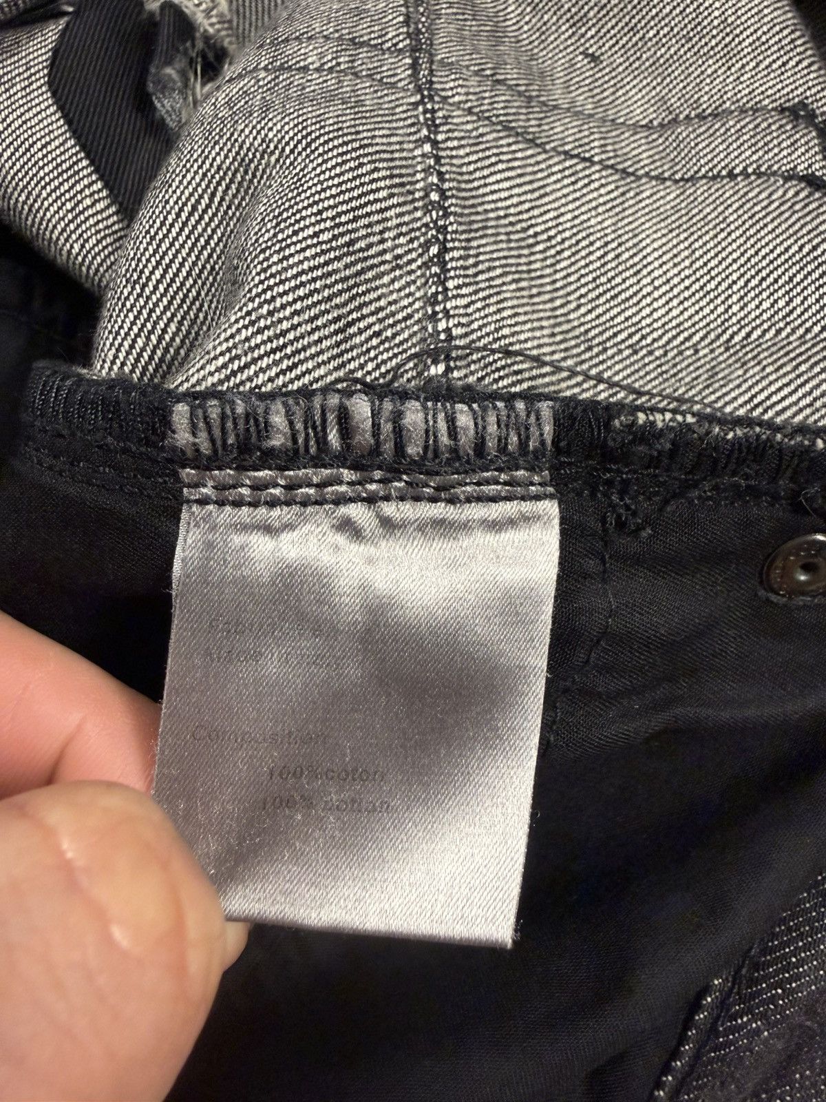 Dior Dior Homme SS04 Waxed Strip Denim Size US 29 - 9 Thumbnail