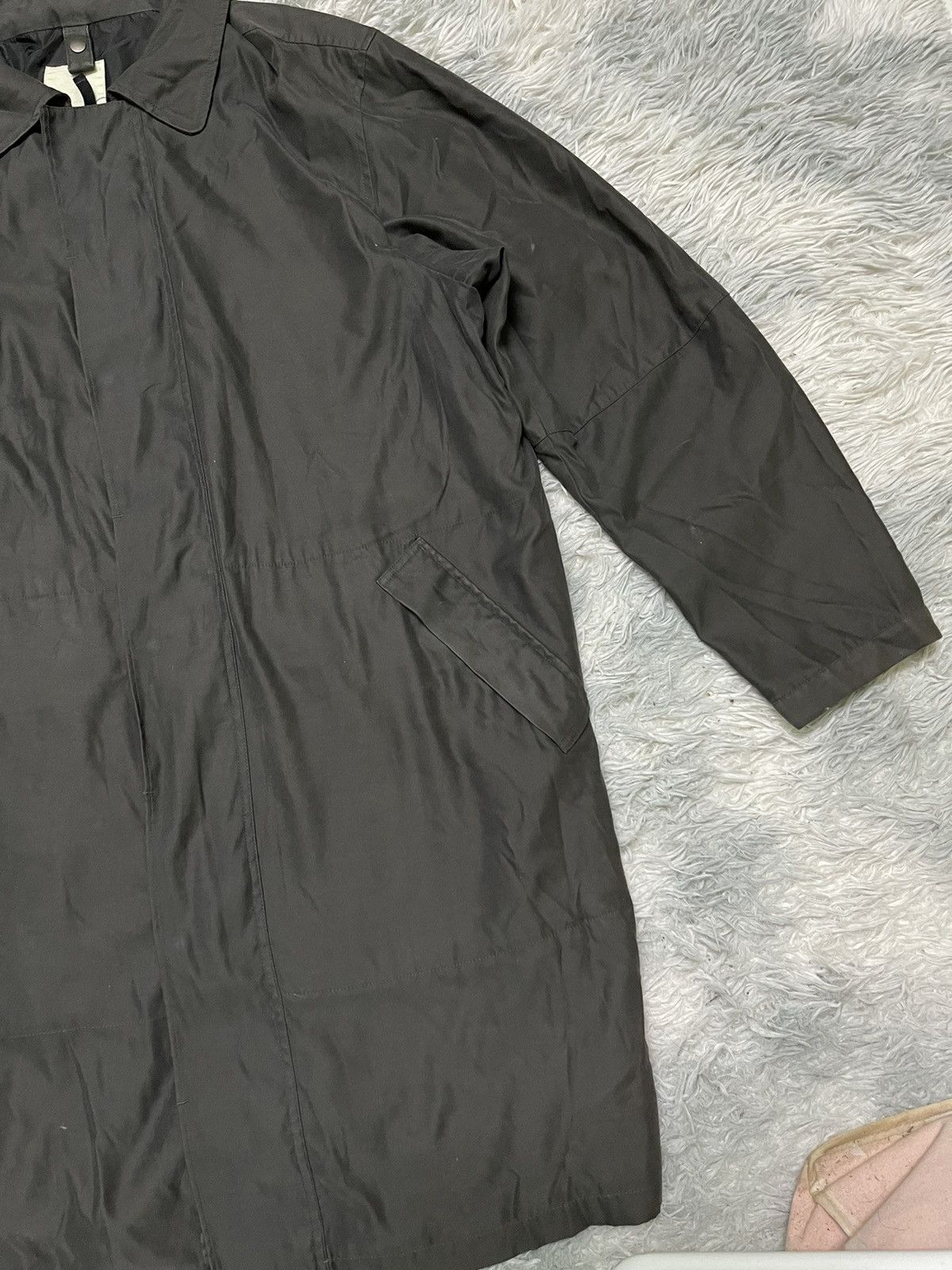 Yohji Yamamoto 90s YOHJI YAMAMOTO LONG JACKET OVERALL FADED Size US XL / EU 56 / 4 - 4 Thumbnail