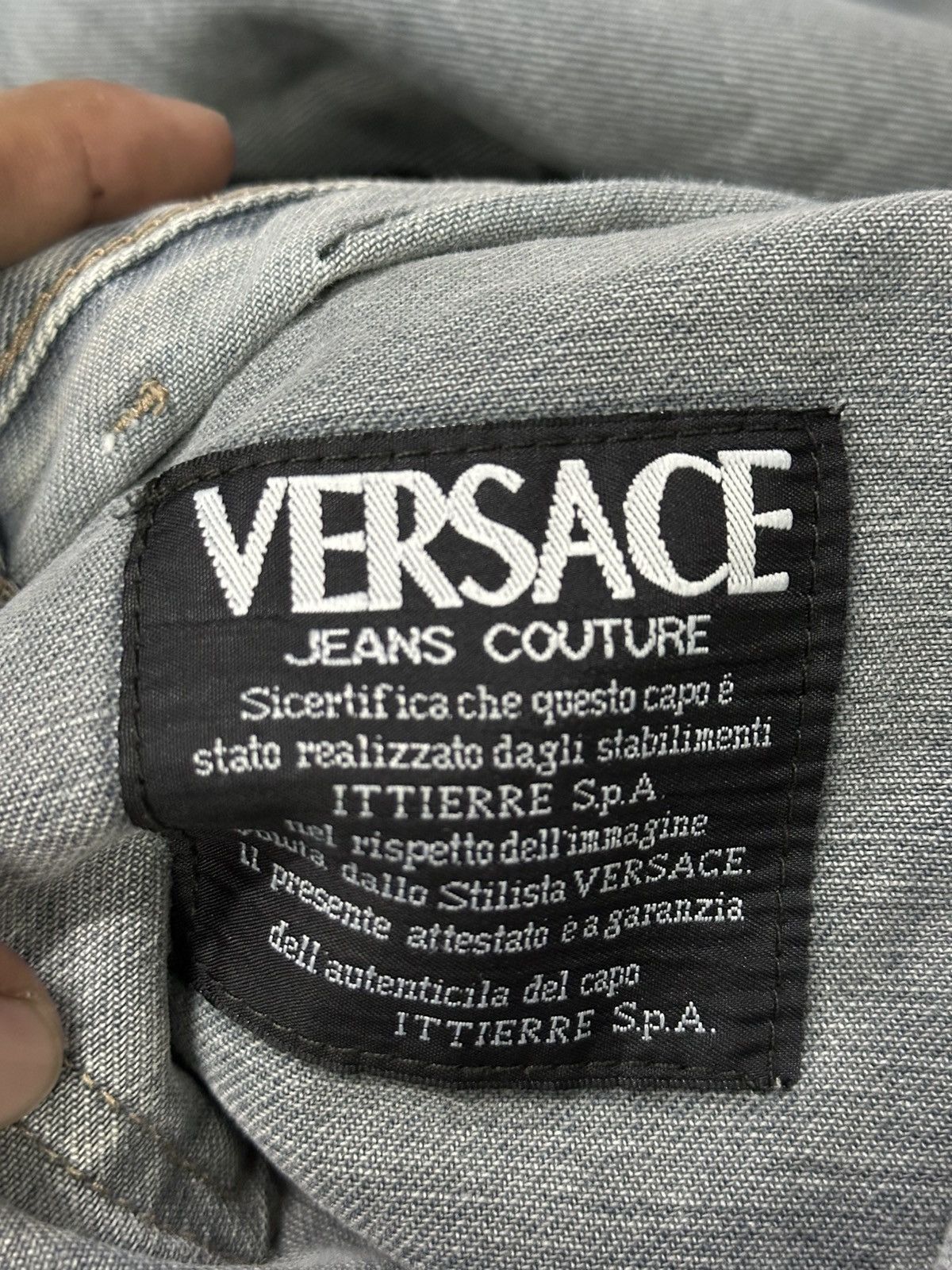 Versace Jeans Couture Versace Jeans Couture Silver Denim . Size US 28 / EU 44 - 13 Thumbnail