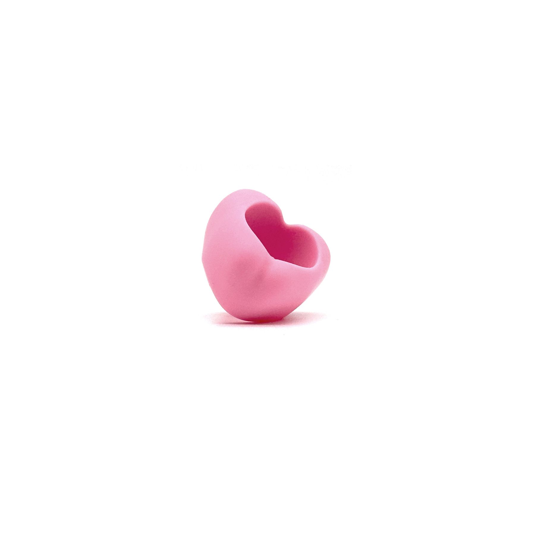 Chrome Hearts Chrome Hearts Pink Resin Heart Ring Size ONE SIZE - 3 Thumbnail