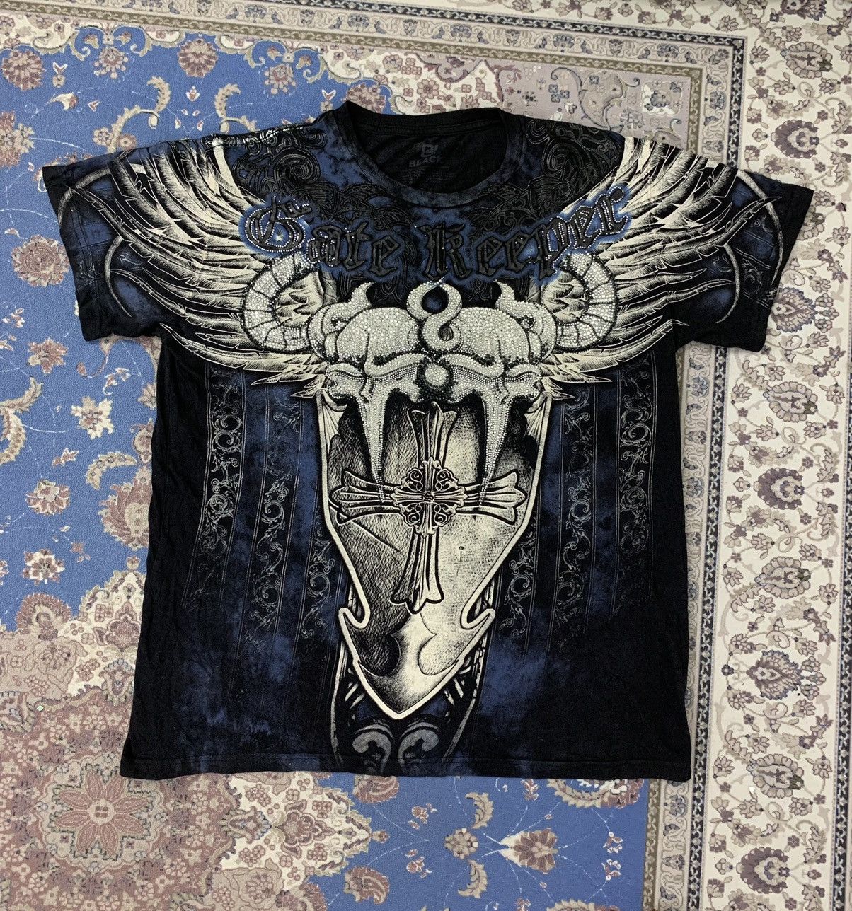 Affliction Black Gate Keeper Allover Printed Affliction Size US M / EU 48-50 / 2 - 2 Thumbnail