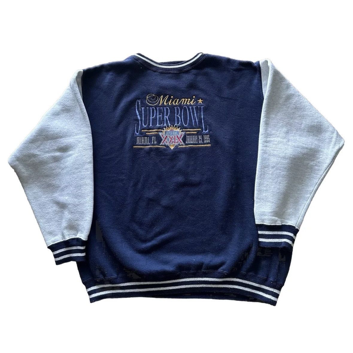 NFL × Vintage VINTAGE 90s SUPER BOWL XXIX 1995 CREWNECK SWEATSHIRT Size US L / EU 52-54 / 3 - 1 Thumbnail