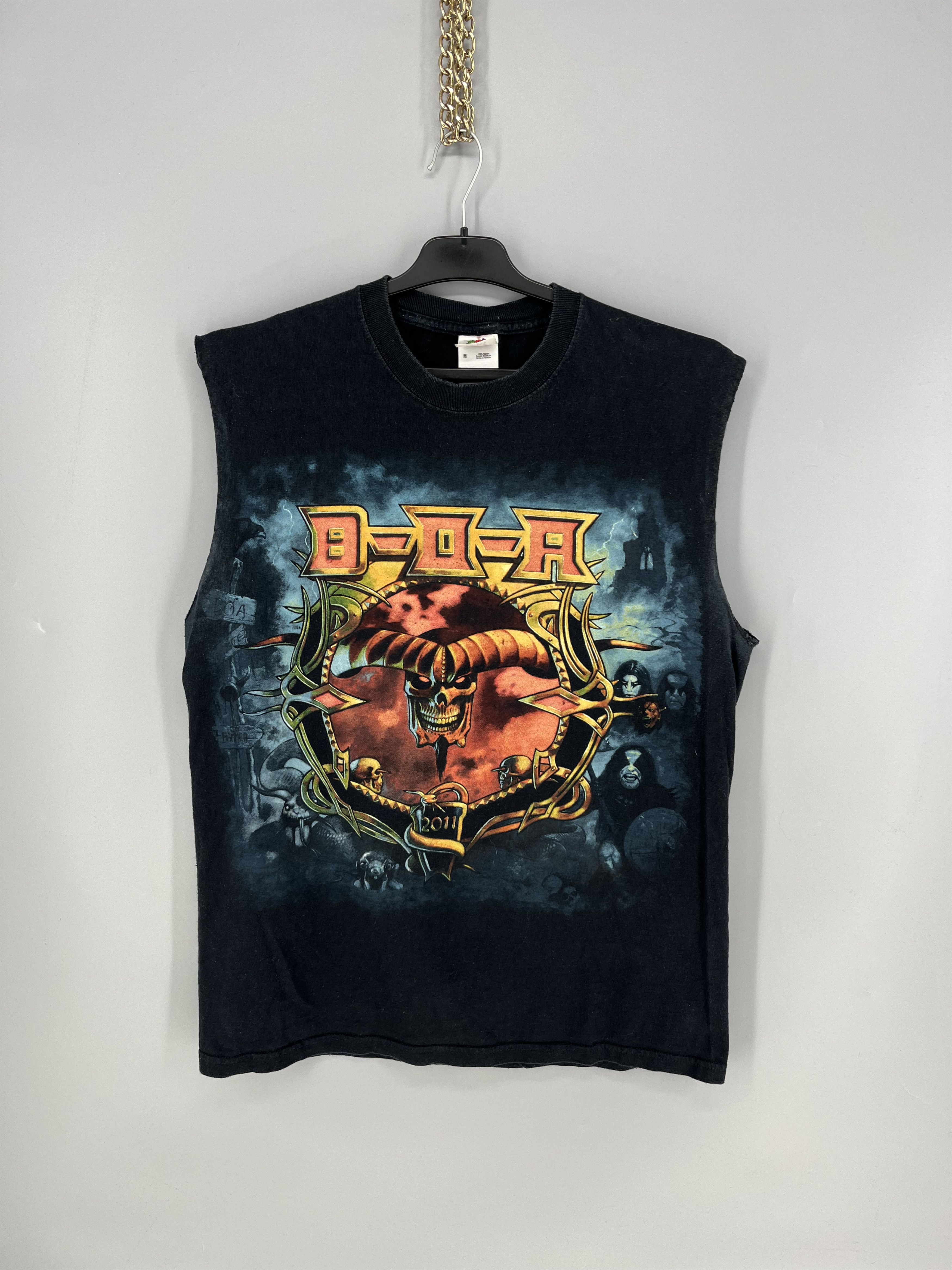 Band Tees DOA Dead On Arrival 2011 Bloodstock Metal Music Top T Shirt Size US M / EU 48-50 / 2 - 1 Thumbnail