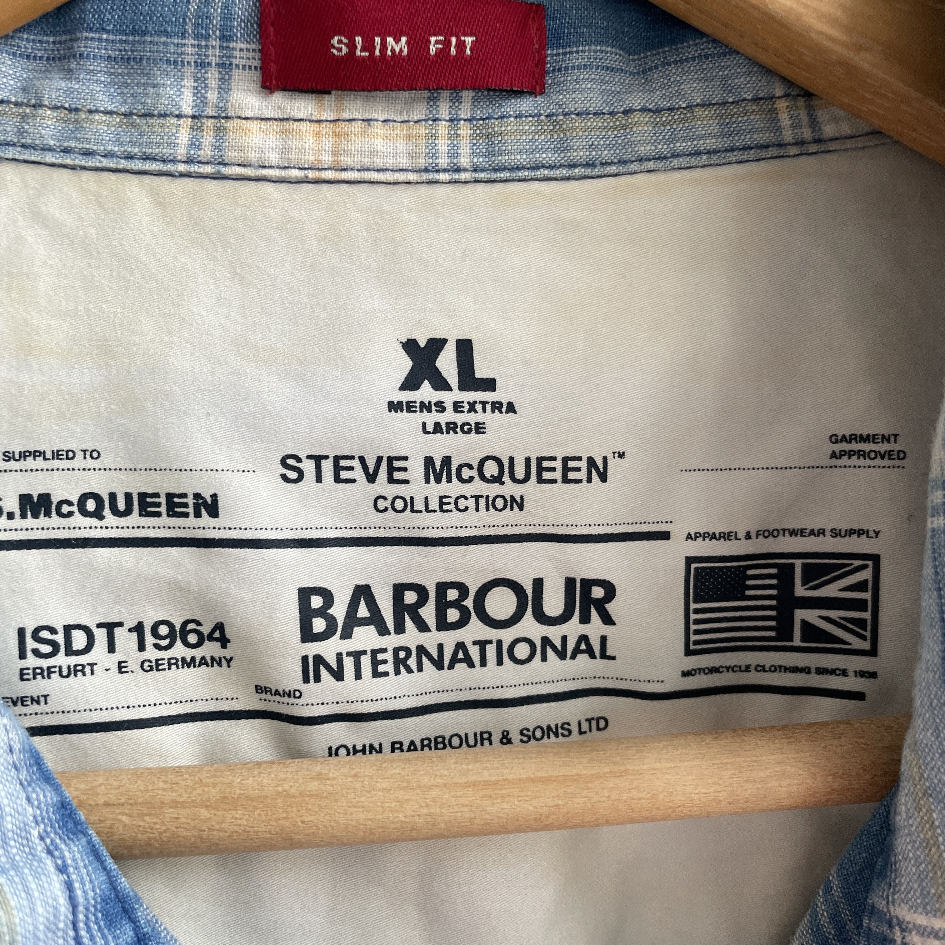 Barbour Barbour International Steve McQueen Holman Check Shirt Size US XL / EU 56 / 4 - 5 Thumbnail