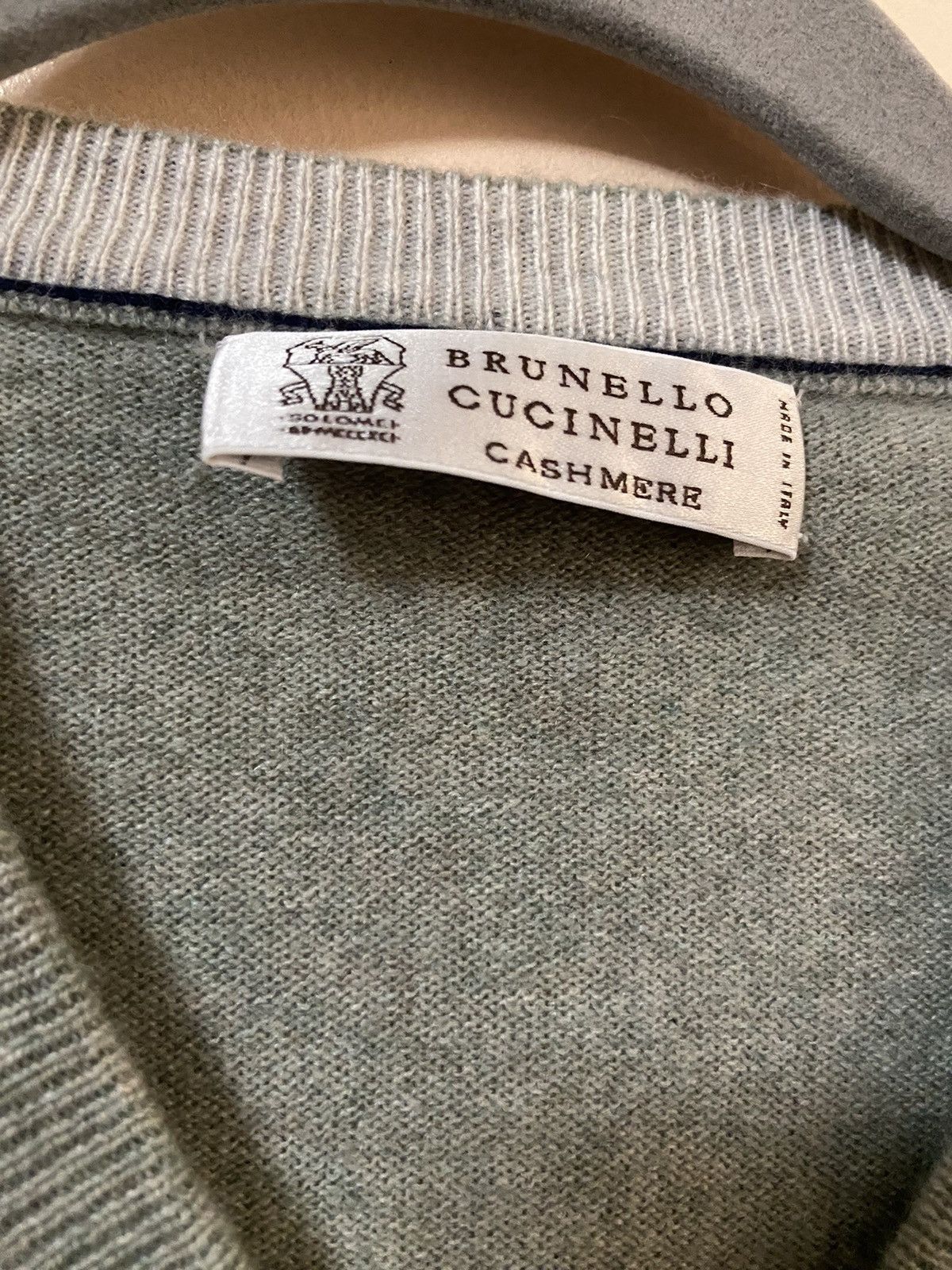 Brunello Cucinelli V-Neck Cashmere Sweater Size US M / EU 48-50 / 2 - 4 Thumbnail
