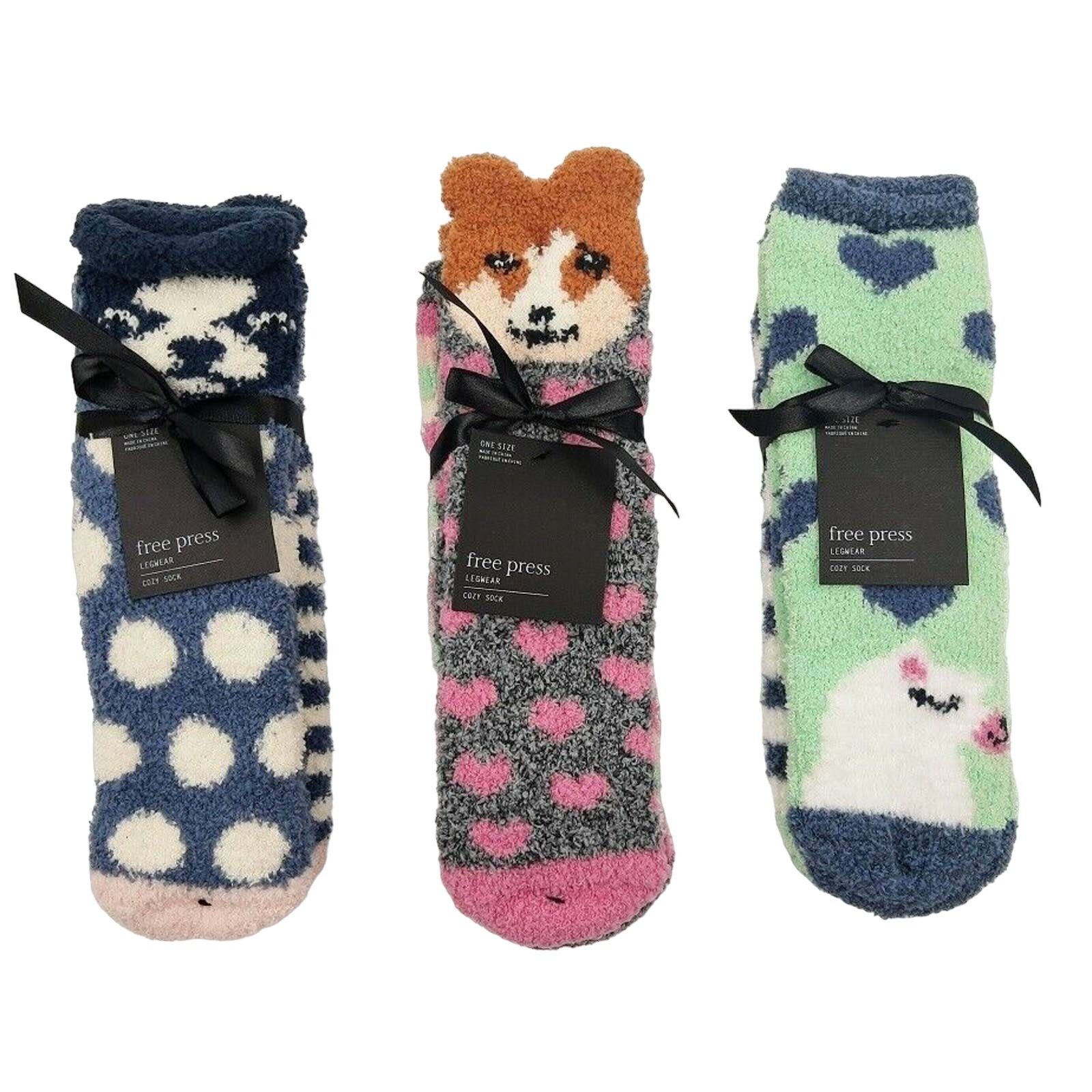 The Unbranded Brand Free Press Women Multi Stripe 6 Pairs Crew Socks One Size Size ONE SIZE - 1 Thumbnail