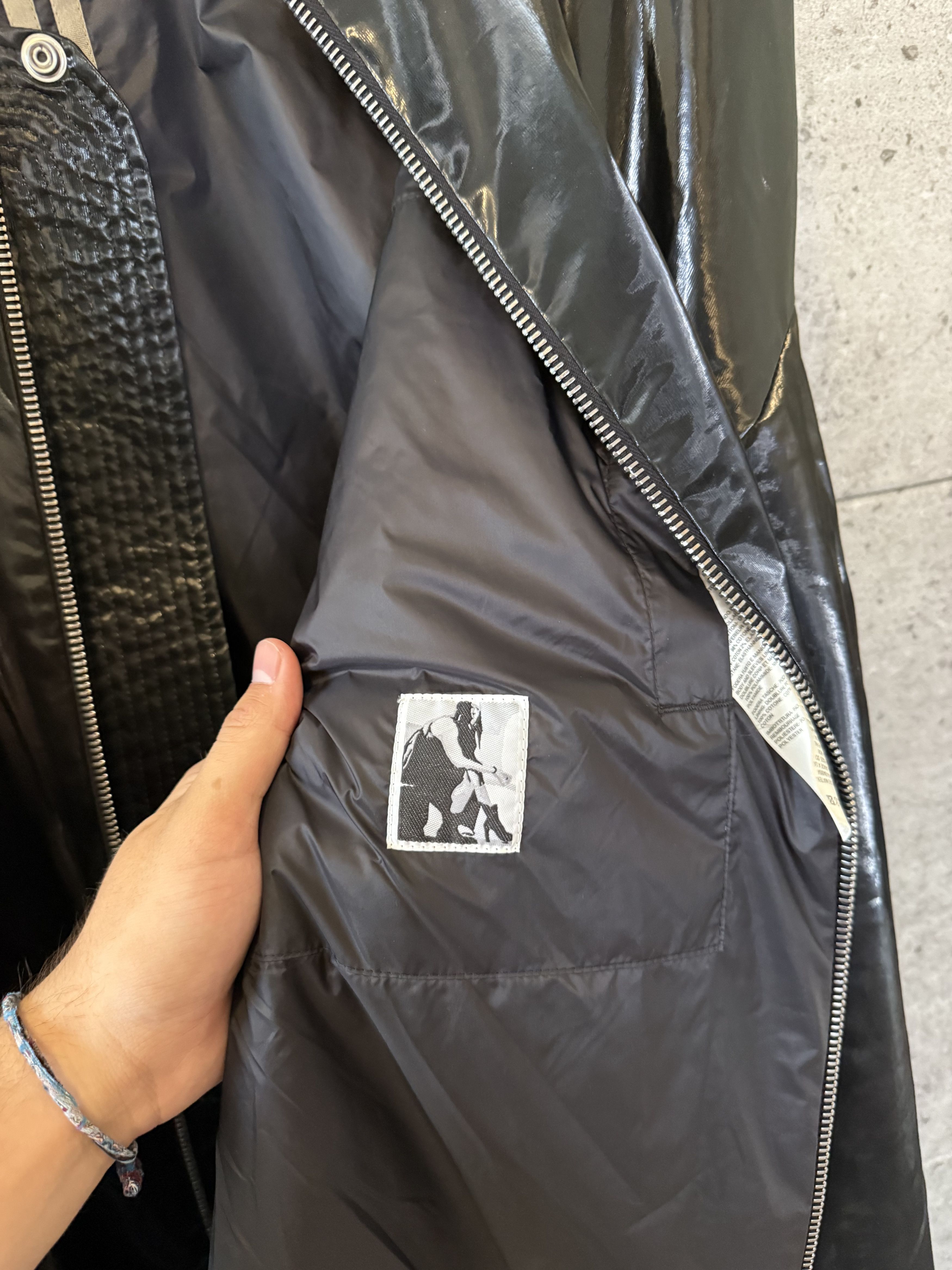 Rick Owens × Rick Owens Drkshdw Rick owens patent jumbo flight bomber jacket Size US XXL / EU 58 / 5 - 8 Thumbnail