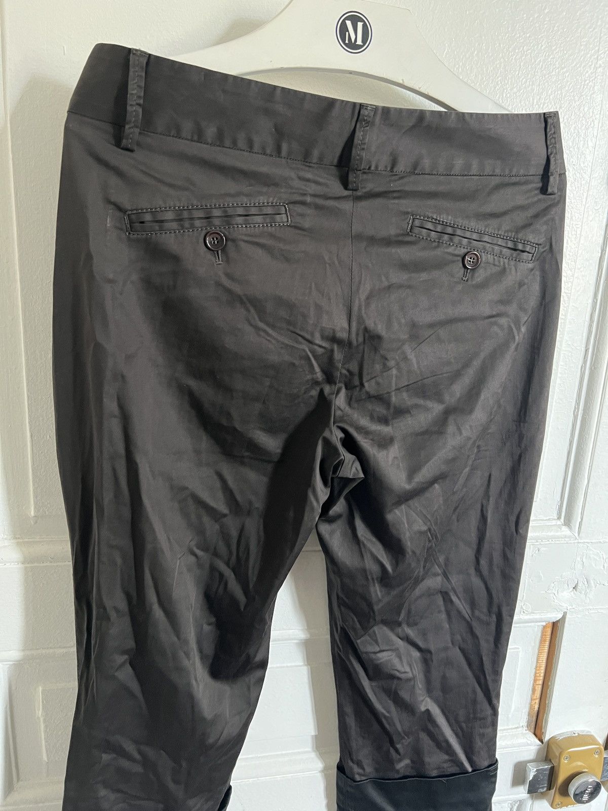 Marithe + Francois Girbaud USA 27 size MARITHÉ + FRANÇOIS GIRBAUD Black Pants 2000s Size 30" / US 8 / IT 44 - 7 Thumbnail