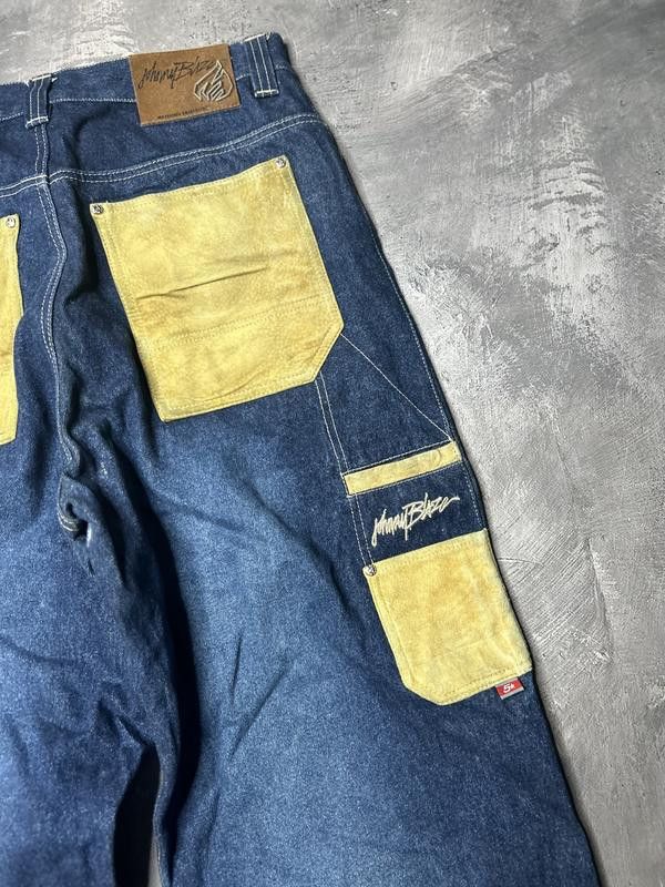 Wu-Tang Clan Johnny Blaze jeans, Wu Wear, vintage hip hop baggy, 90s 34 Size US 34 / EU 50 - 3 Thumbnail