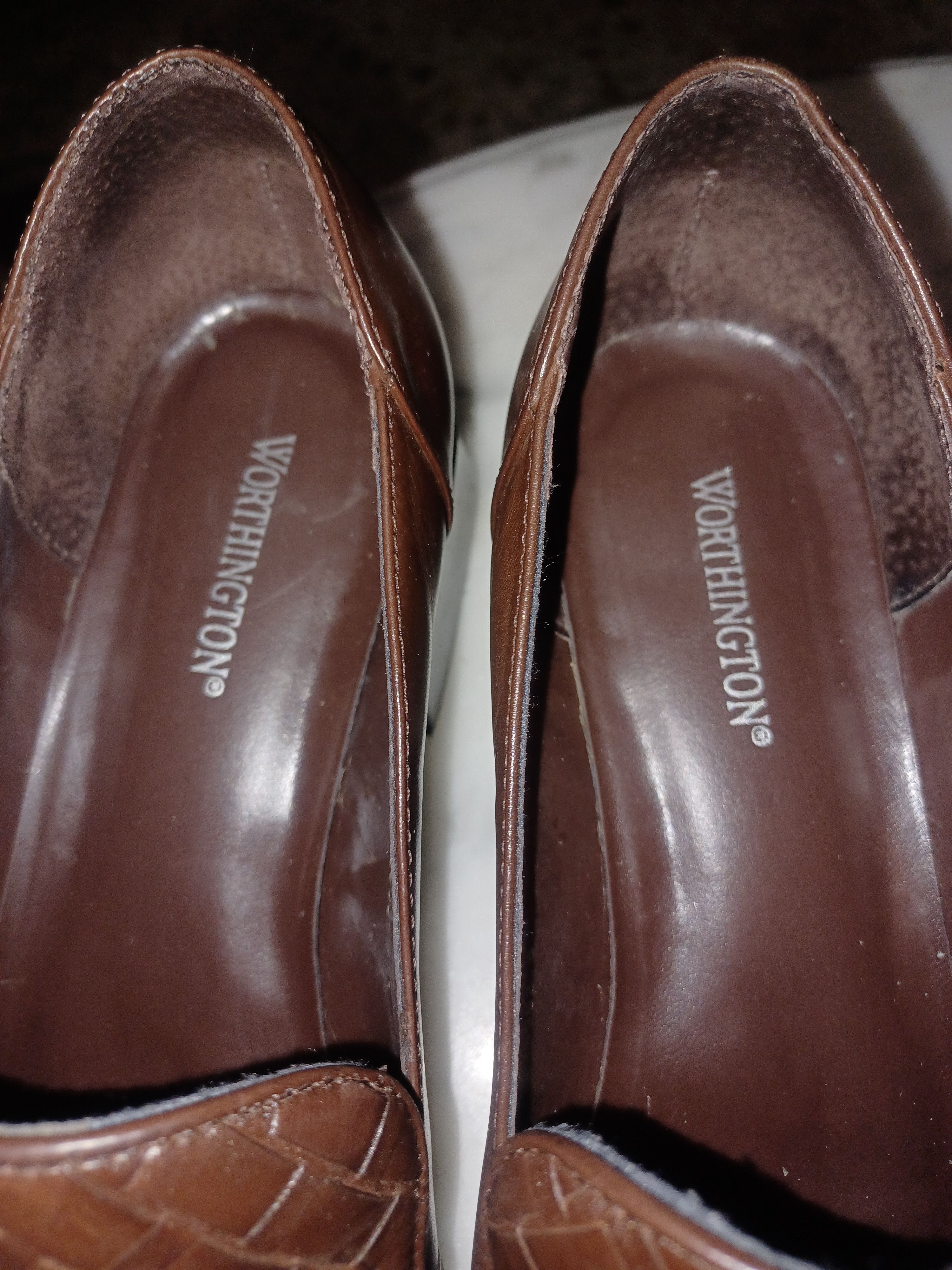 Worthington Worthington Women's Slip-On Block Heels 7M Brown Size US 7 / IT 37 - 4 Thumbnail