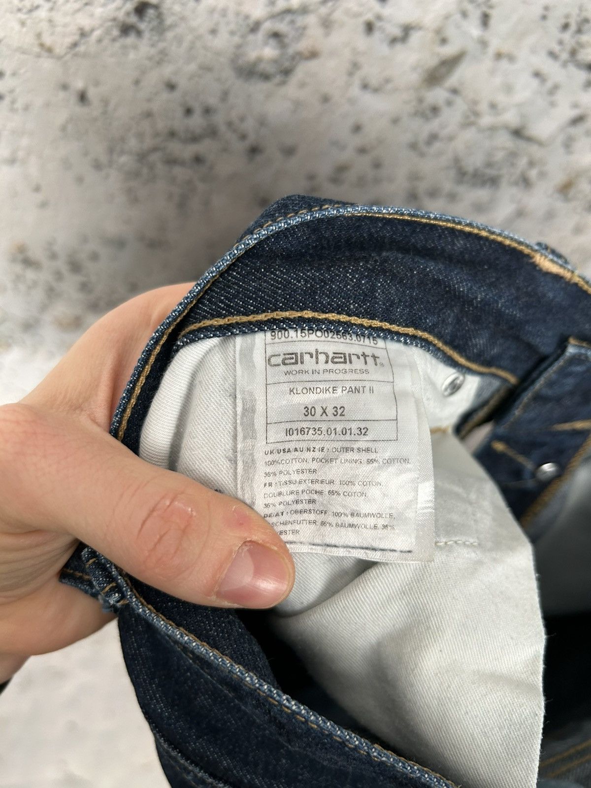 Carhartt Carhartt WIP Klondike Pant Streetwear Jeans Denim Grunge Size US 30 / EU 46 - 6 Thumbnail