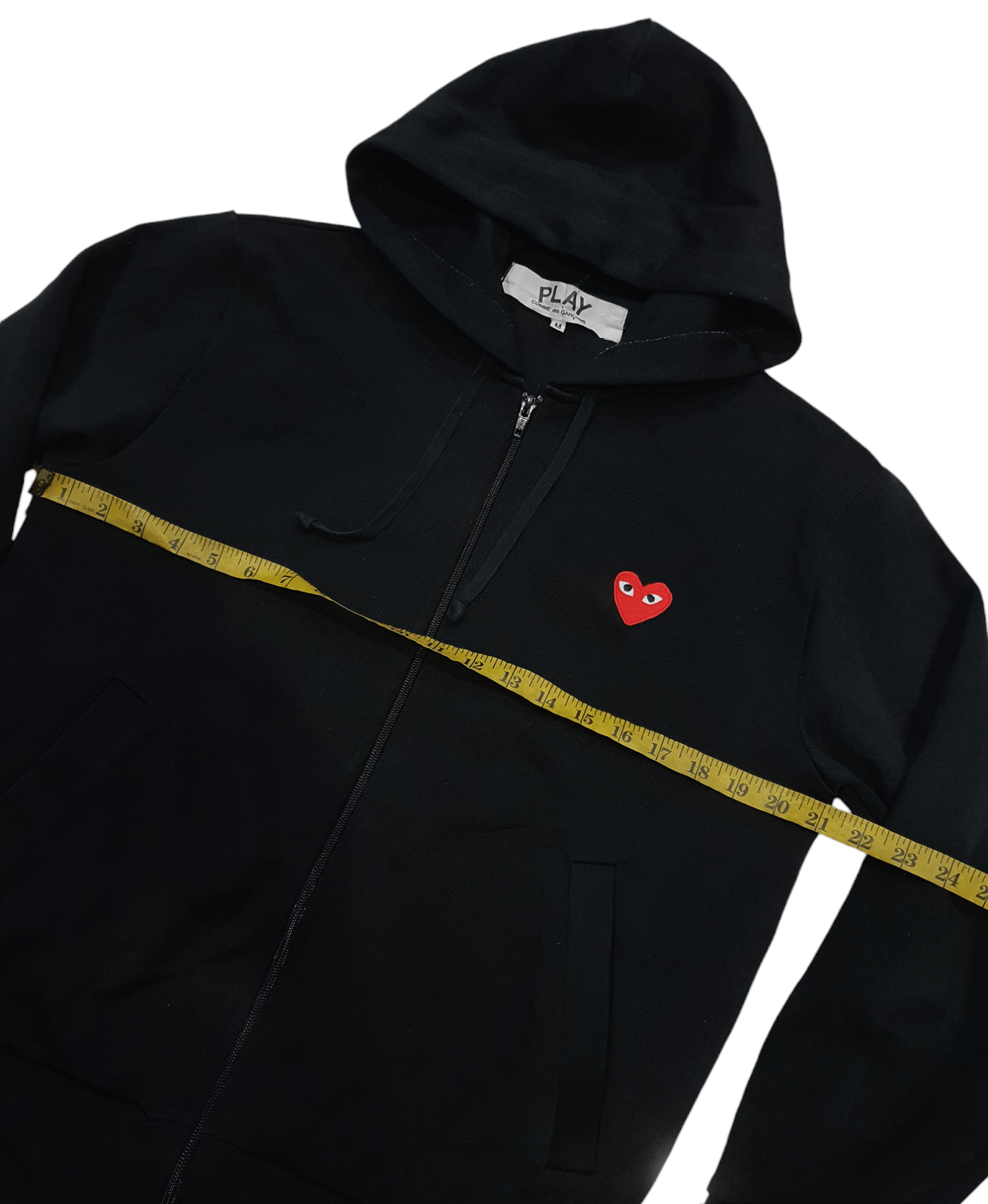 Comme des Garcons × Comme des Garcons PLAY Comme Des Garcons Play Zip Up Hoodie Sweater Size US M / EU 48-50 / 2 - 11 Thumbnail