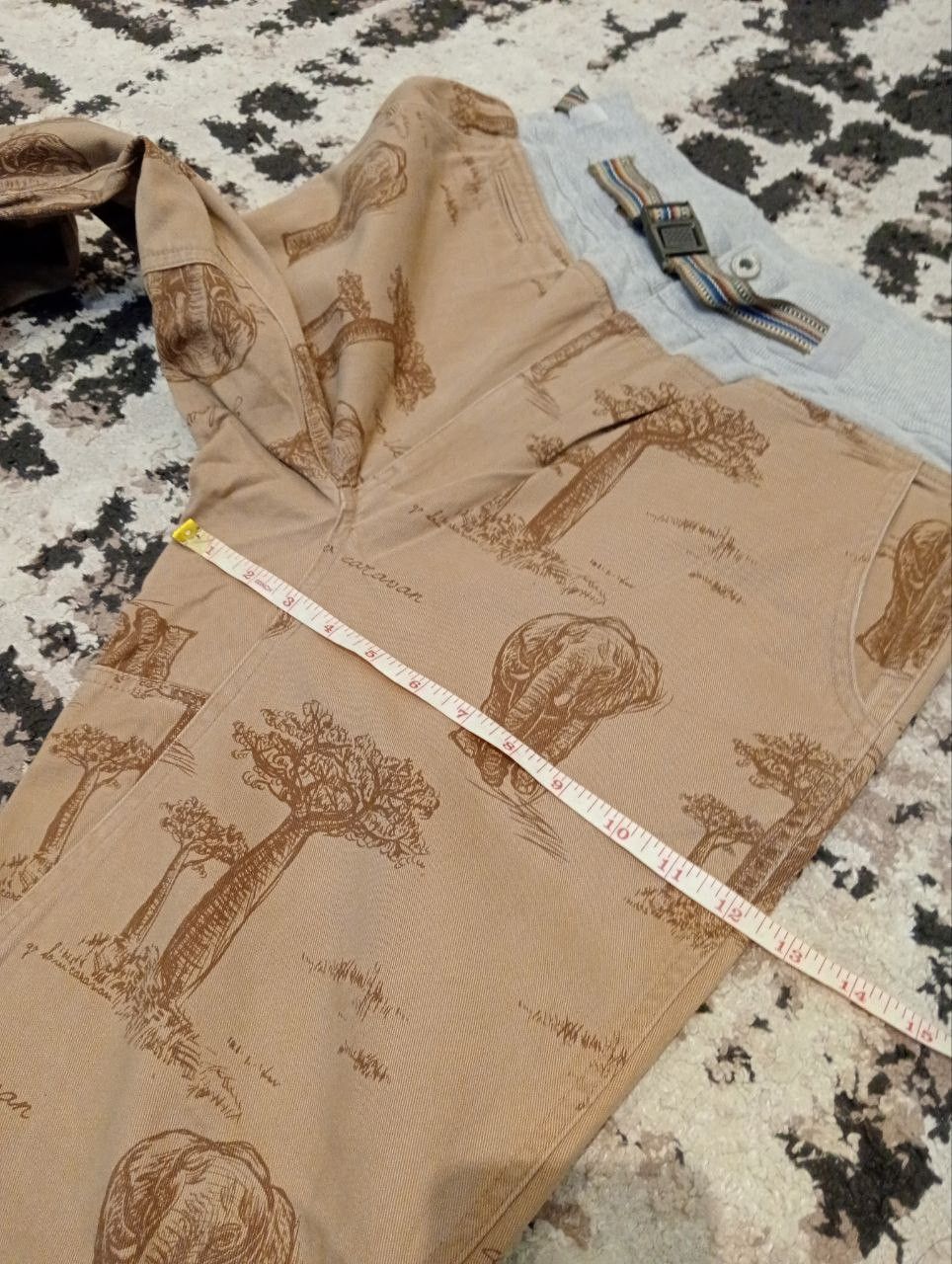 go slow caravan Go Slow Caravan Overprint Pants Size US 30 / EU 46 - 14 Thumbnail