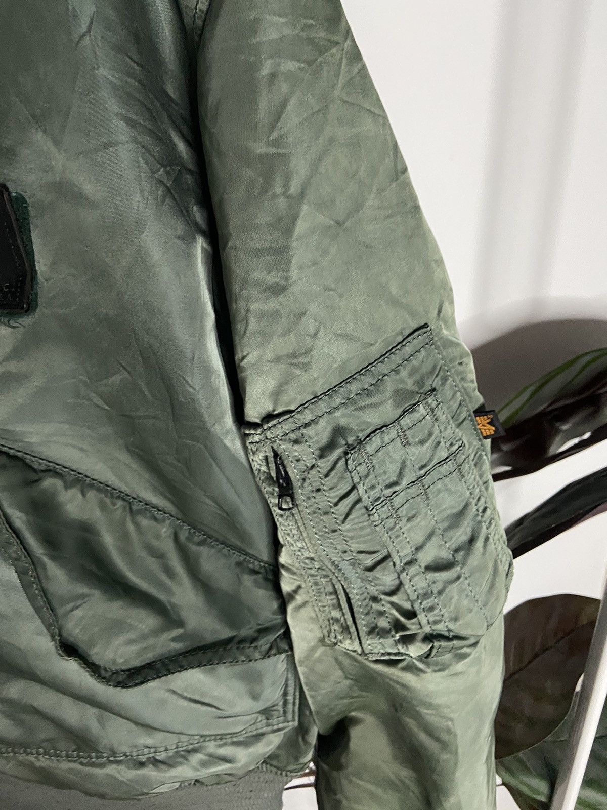 Alpha Industries × Vintage VINTAGE ALPHA INDUSTRIES JACKET 😊❤️ Size US XL / EU 56 / 4 - 7 Thumbnail