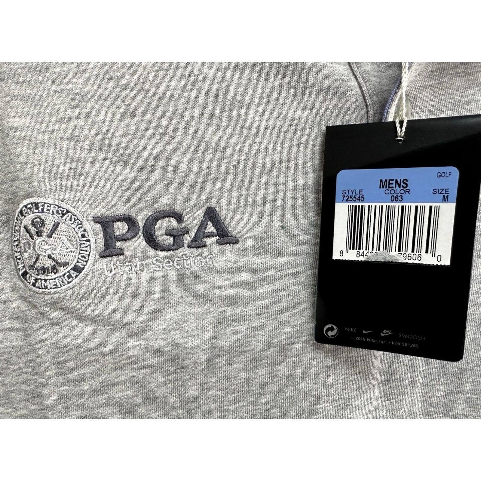 Nike Nike Dry Was Gold Polo Shirt Gray Logo Medium Mens Size US M / EU 48-50 / 2 - 5 Thumbnail